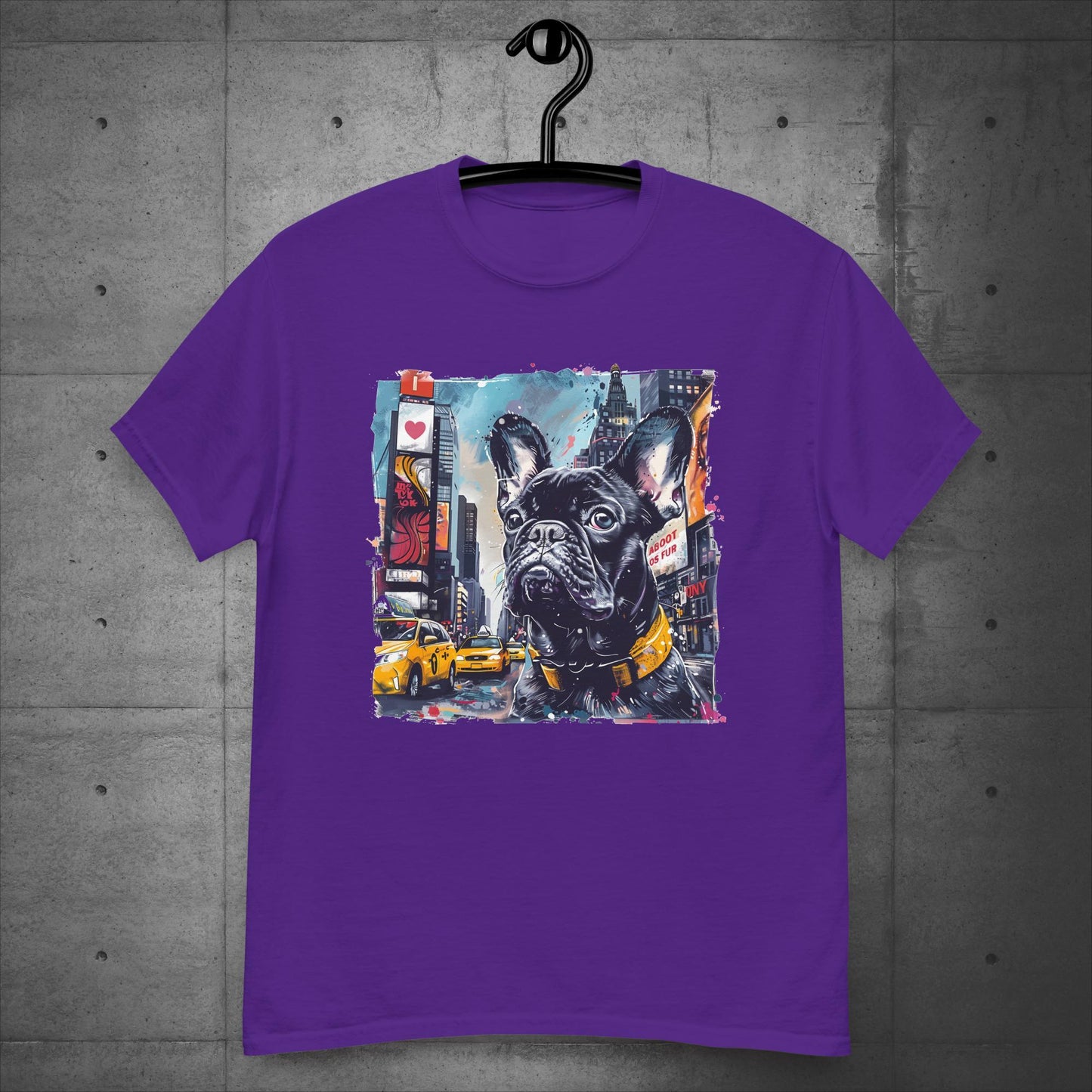 Dynamic Times Square Frenchie - Unisex T-shirt - Frenchie Emporium