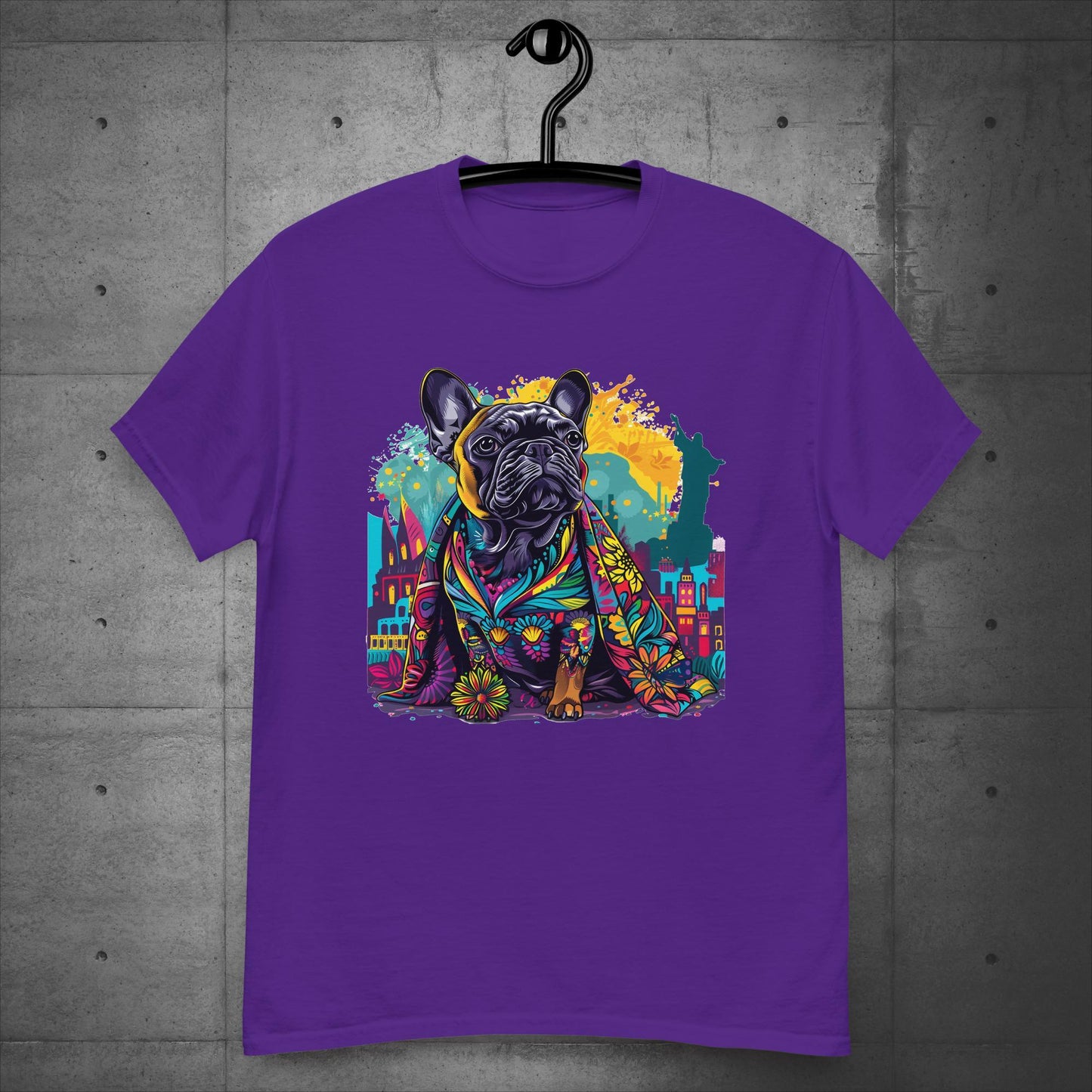 Brazilian Carnival Frenchie - Unisex T-Shirt - Frenchie Emporium