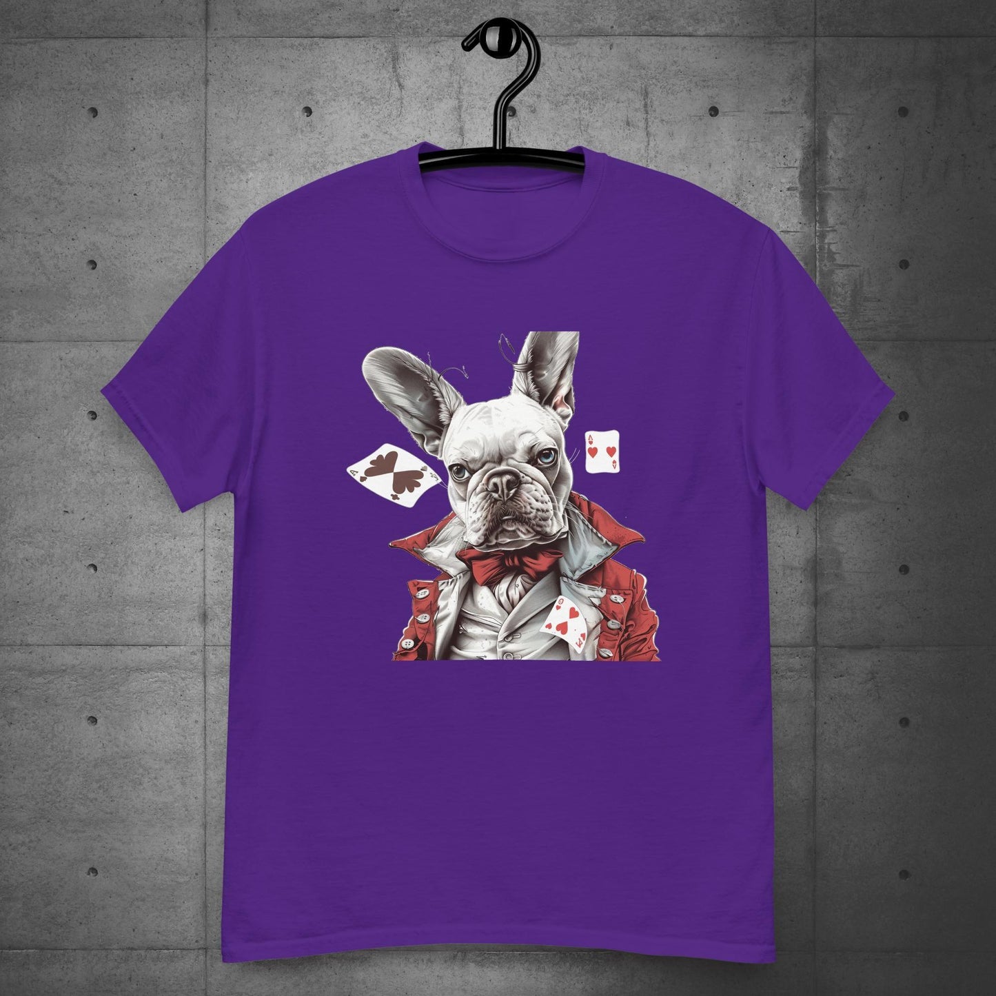 Frenchie "Player of the cards" - Unisex T-Shirt - Frenchie Emporium