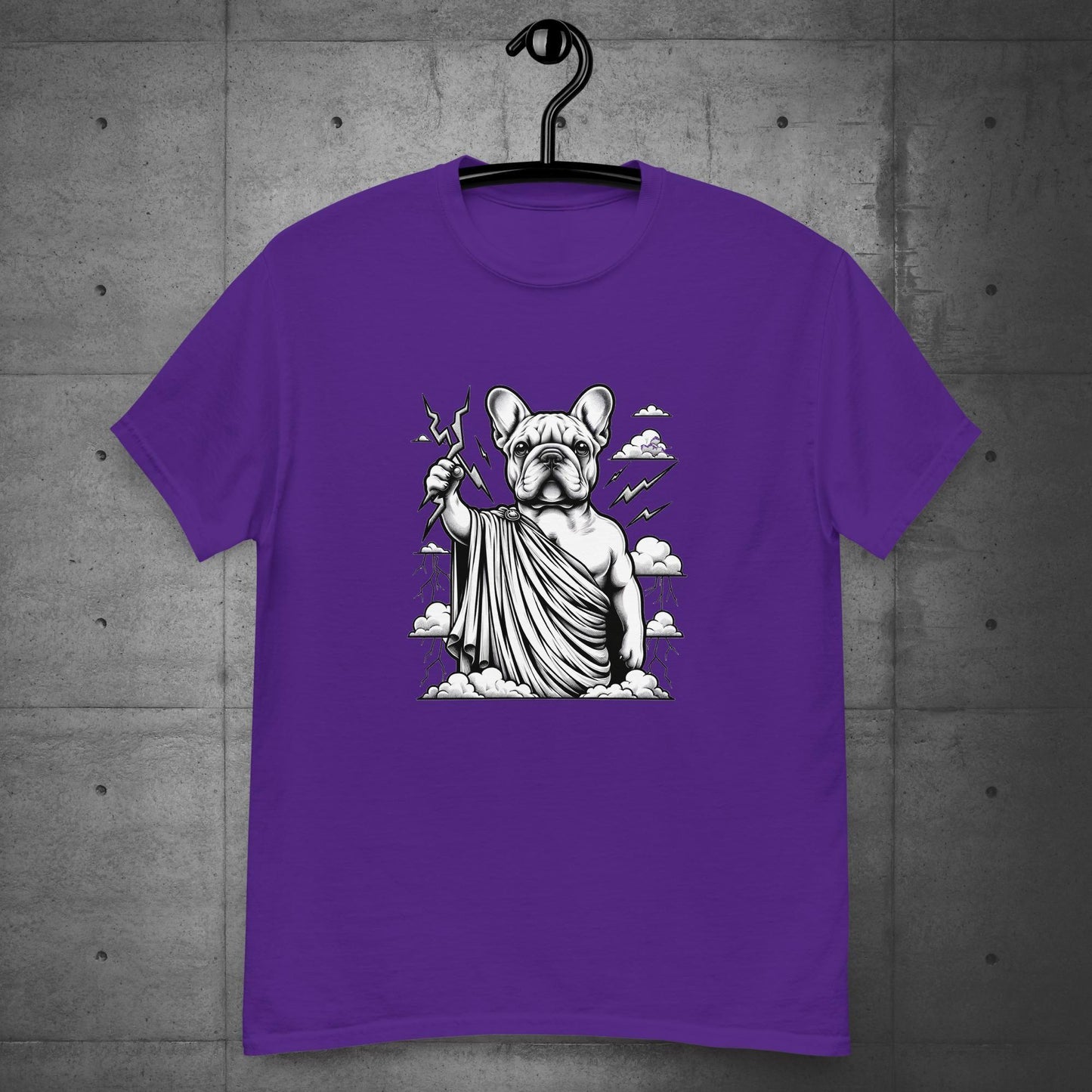 "Thunderbolt Majesty" Zeus Frenchie - Unisex T-Shirt - Frenchie Emporium