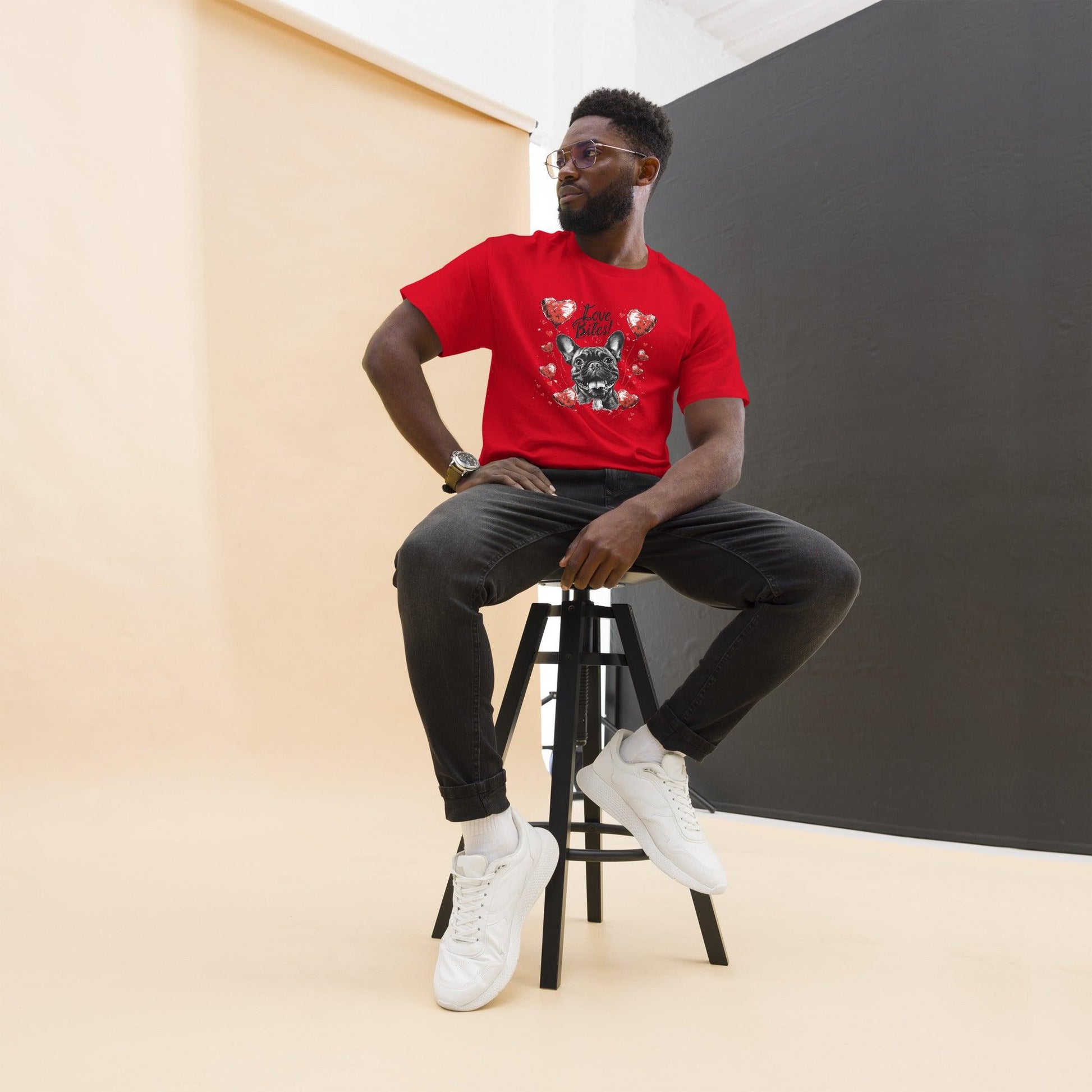 "Love Bites!" Frenchie - Unisex T-Shirt - Frenchie Emporium