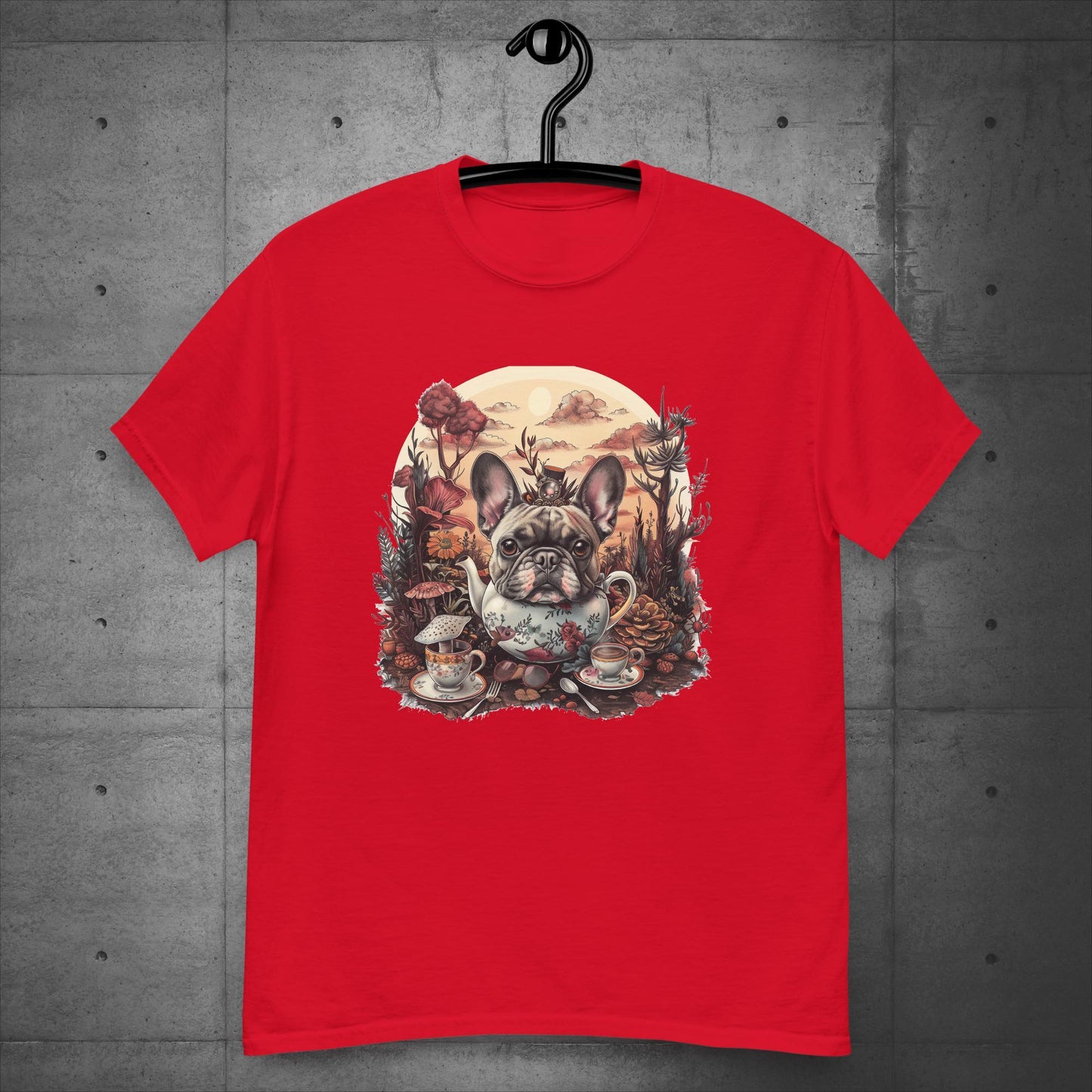 Tea Party Frenchie - Unisex T-Shirt - Frenchie Emporium