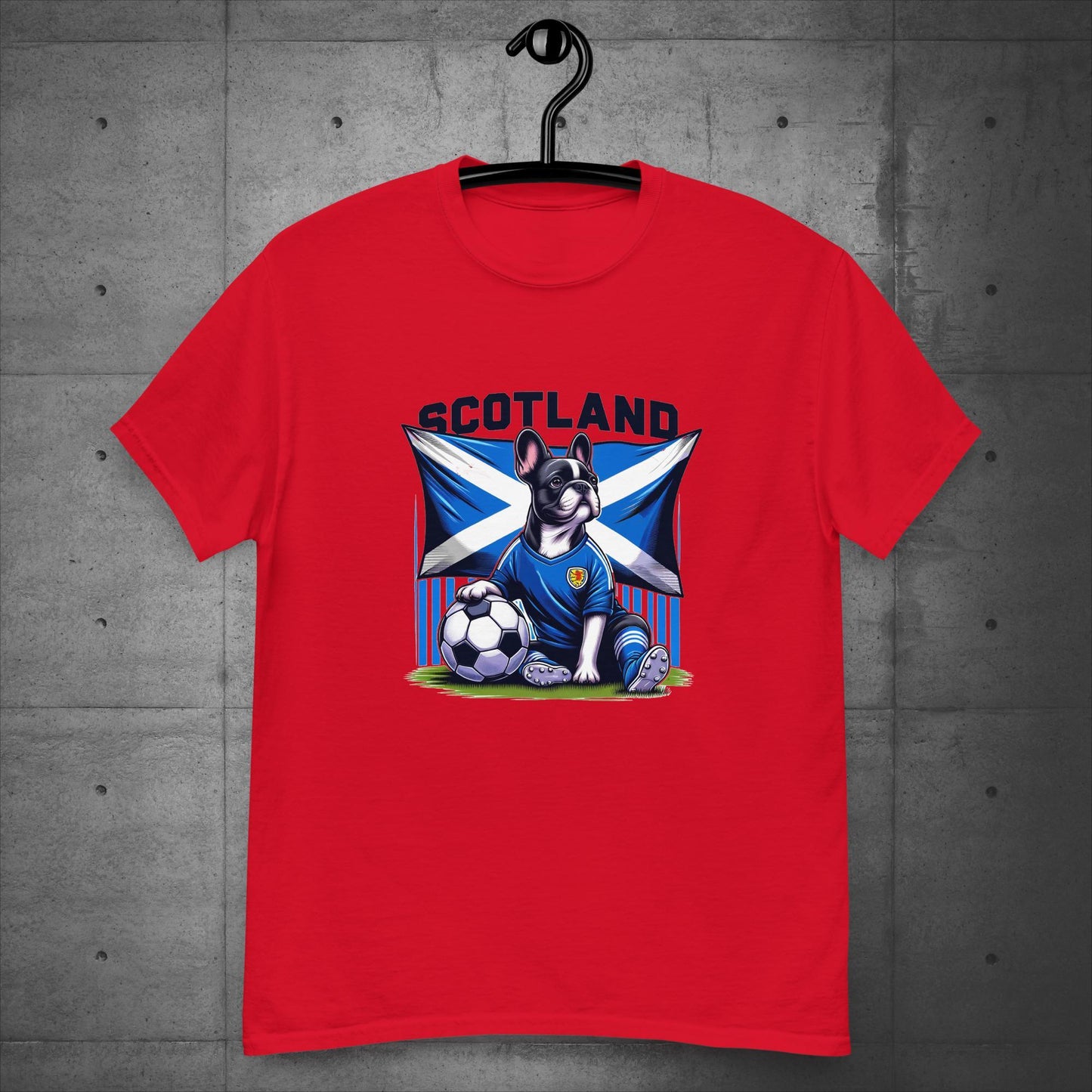 Frenchie Scotland Football Fan - Unisex T-Shirt - Frenchie Emporium