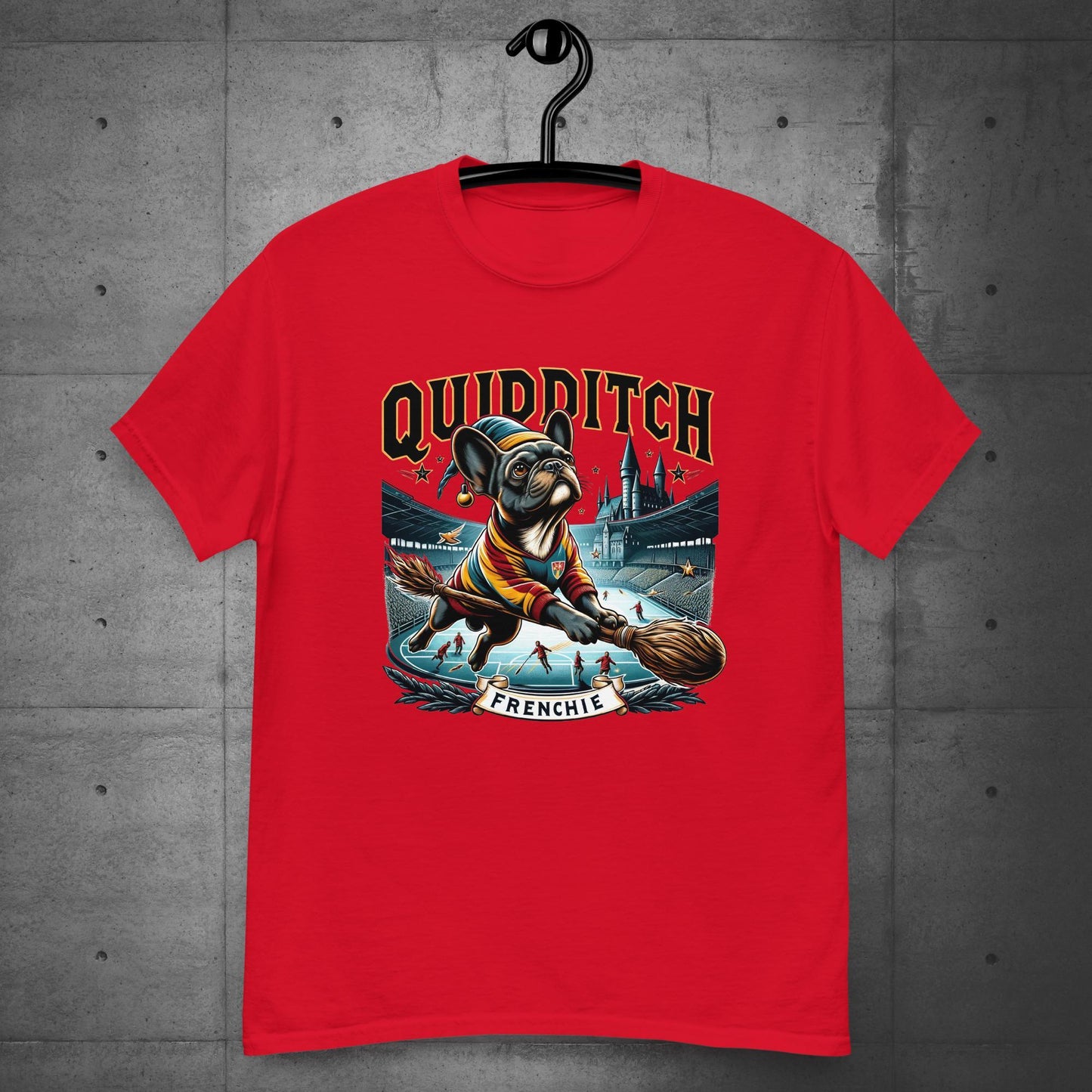 Unisex "Quidditch Frenchie" T-Shirt - Frenchie Emporium