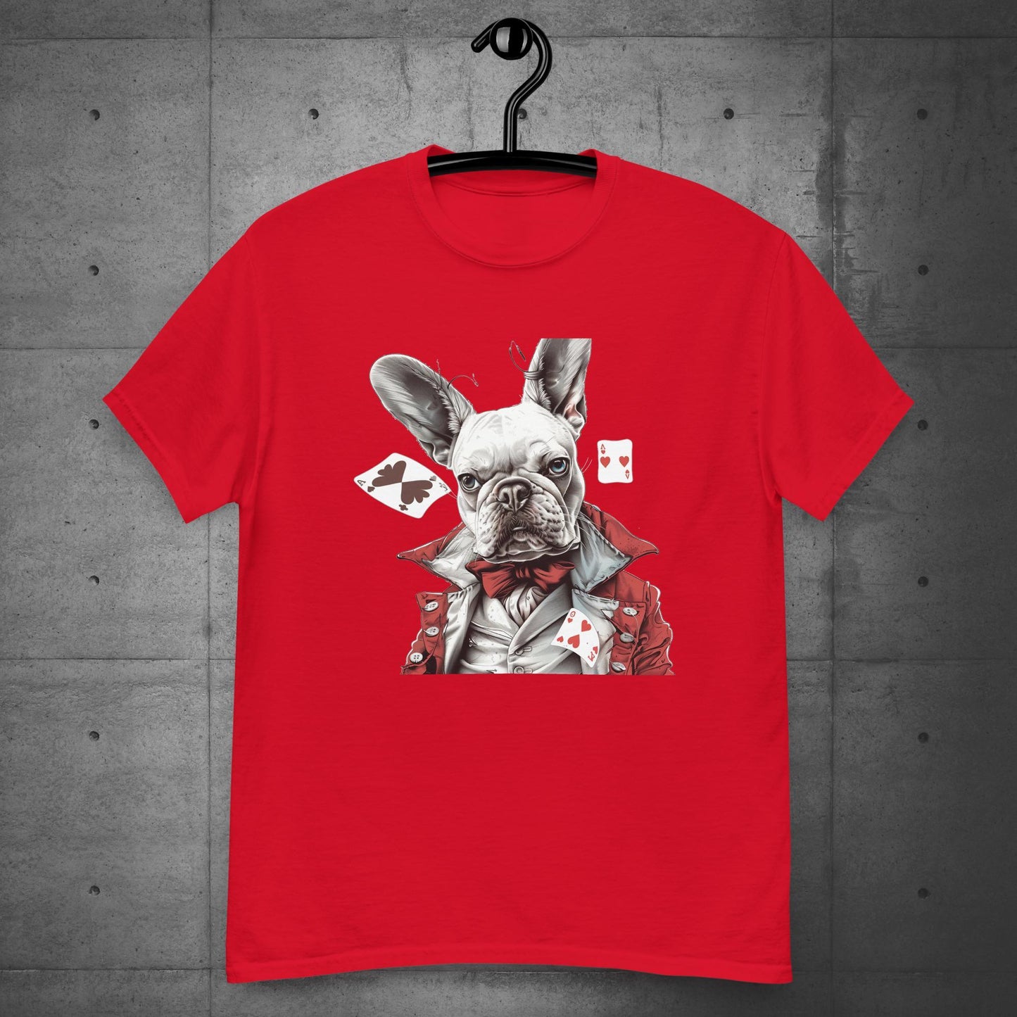 Frenchie "Player of the cards" - Unisex T-Shirt - Frenchie Emporium