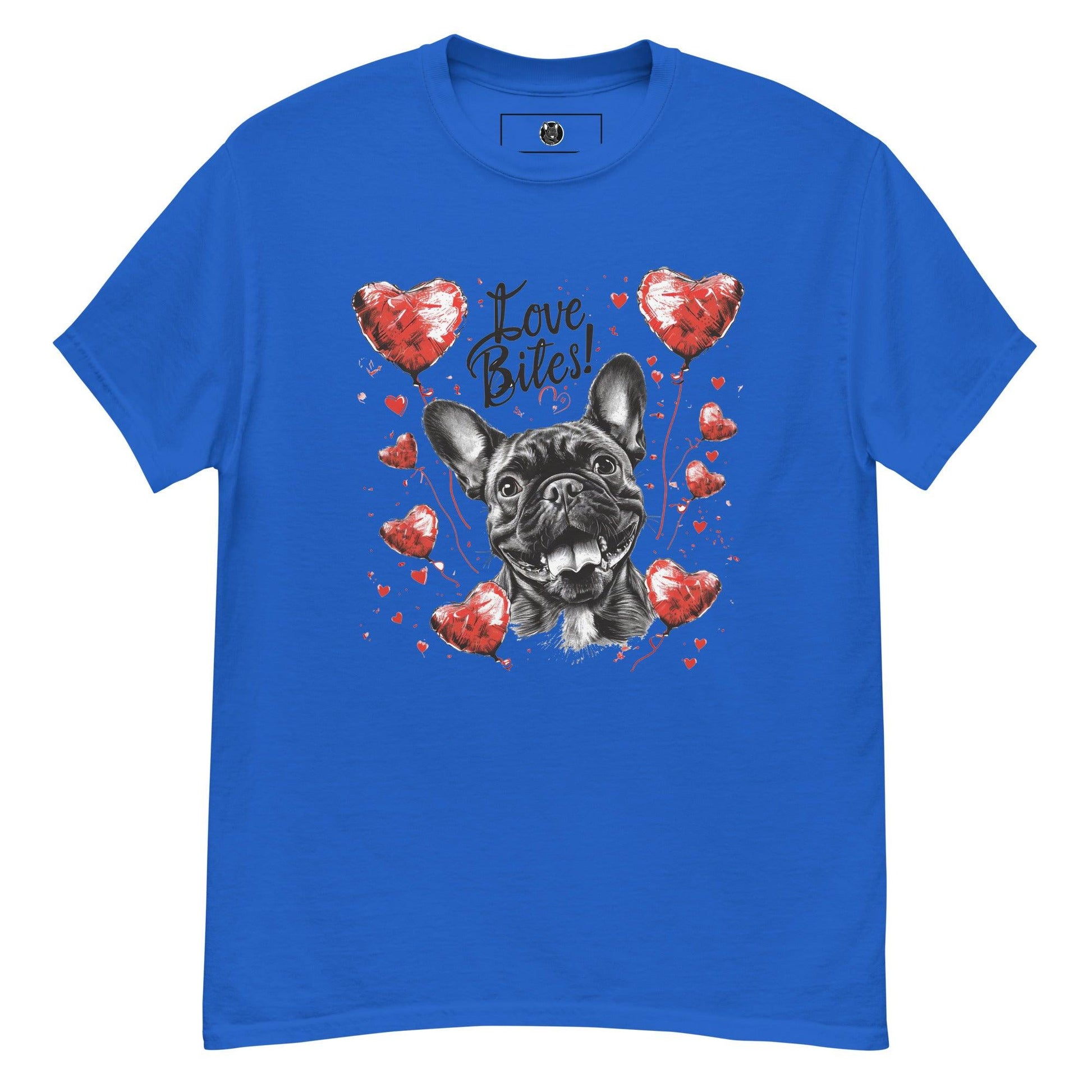 "Love Bites!" Frenchie - Unisex T-Shirt - Frenchie Emporium