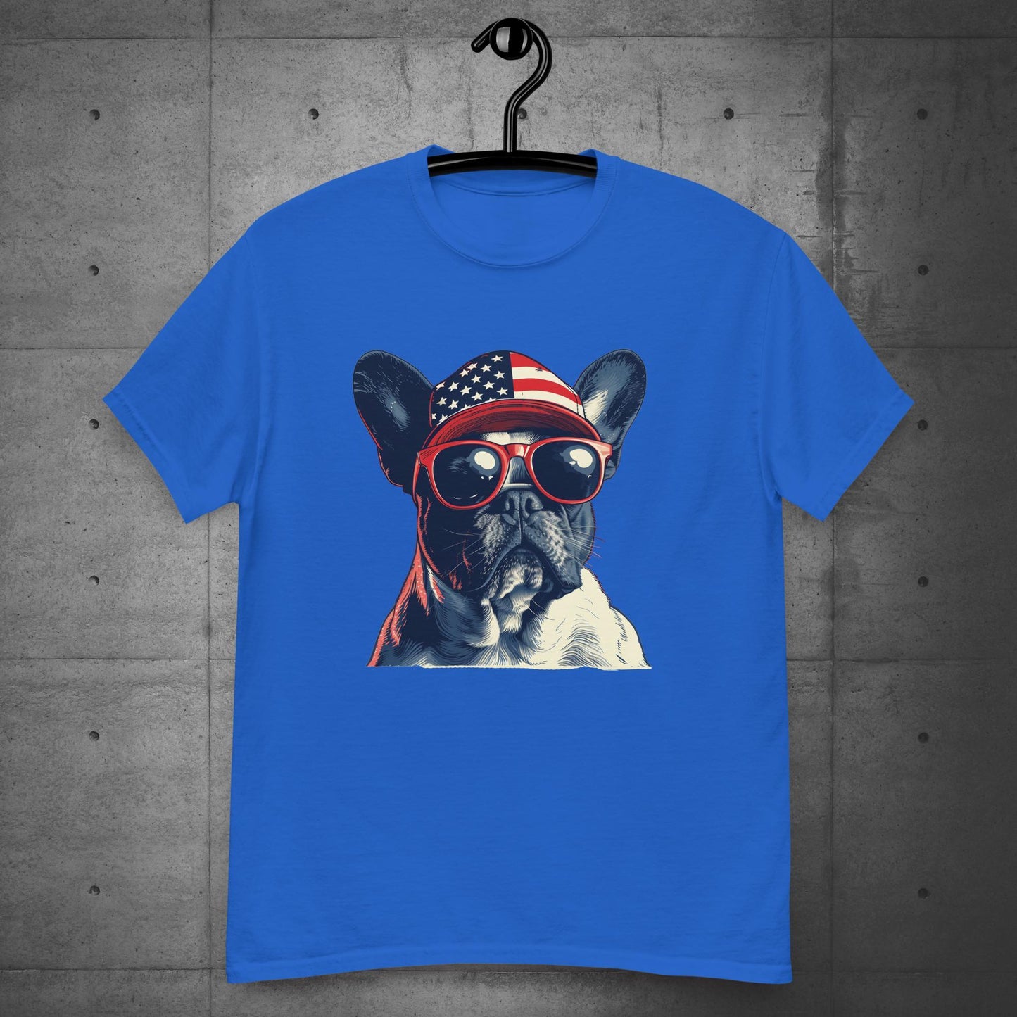 Frenchie Unisex T-shirt- Pride of America - Frenchie Emporium
