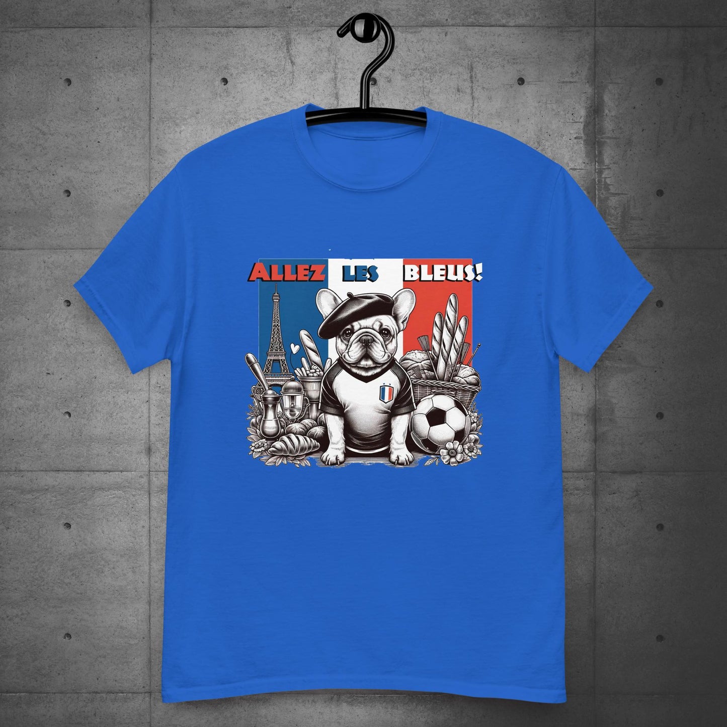 Frenchie Football France - Allez les Bleus! Unisex T-Shirt - Frenchie Emporium