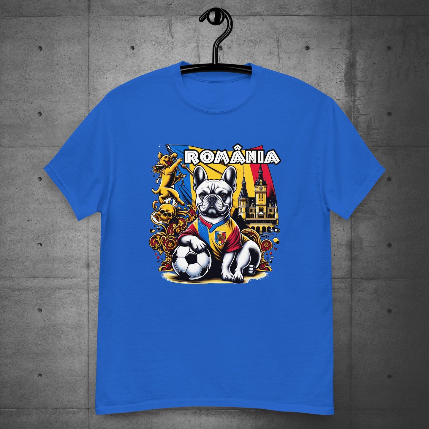 Frenchie Romanian Football Unisex T-Shirt! - Frenchie Emporium