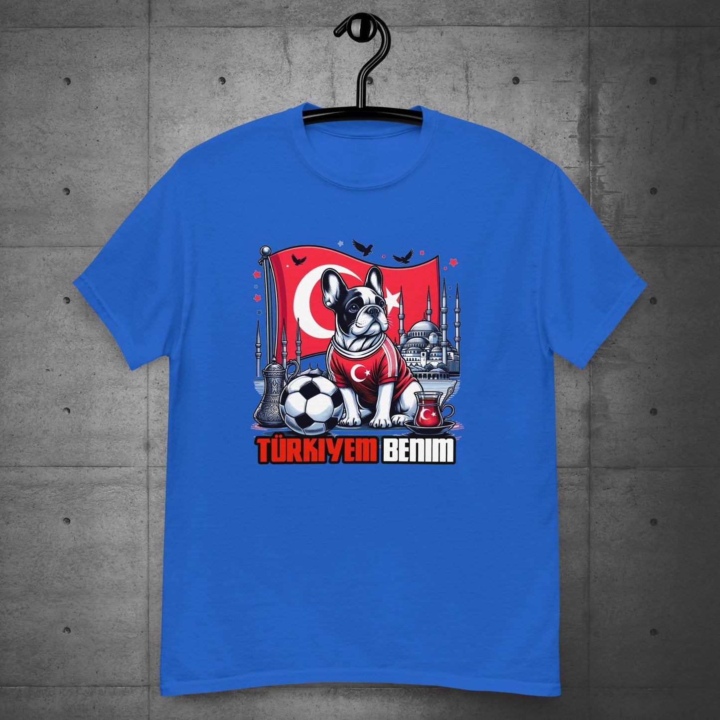 Frenchie Türkiye Football Unisex T-shirt! - Frenchie Emporium