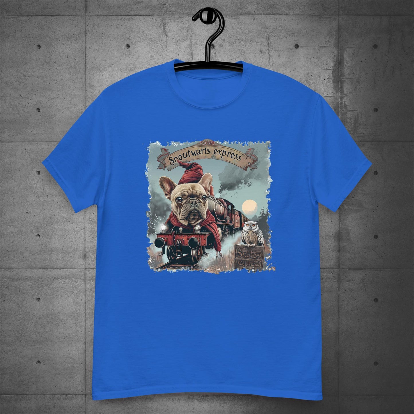 Unisex French Bulldog "Snoutwarts Express" T-Shirt - Frenchie Emporium