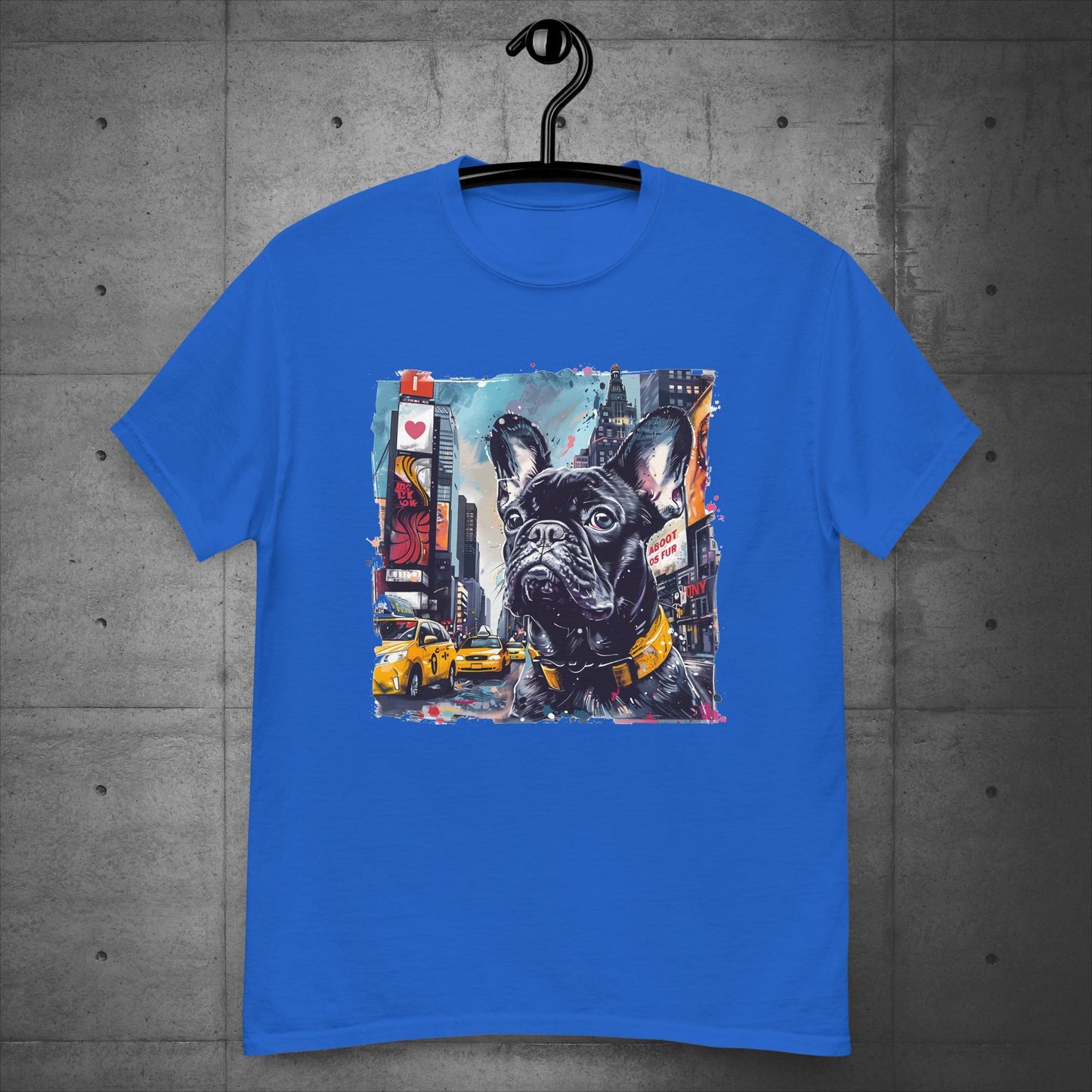 Dynamic Times Square Frenchie - Unisex T-shirt - Frenchie Emporium