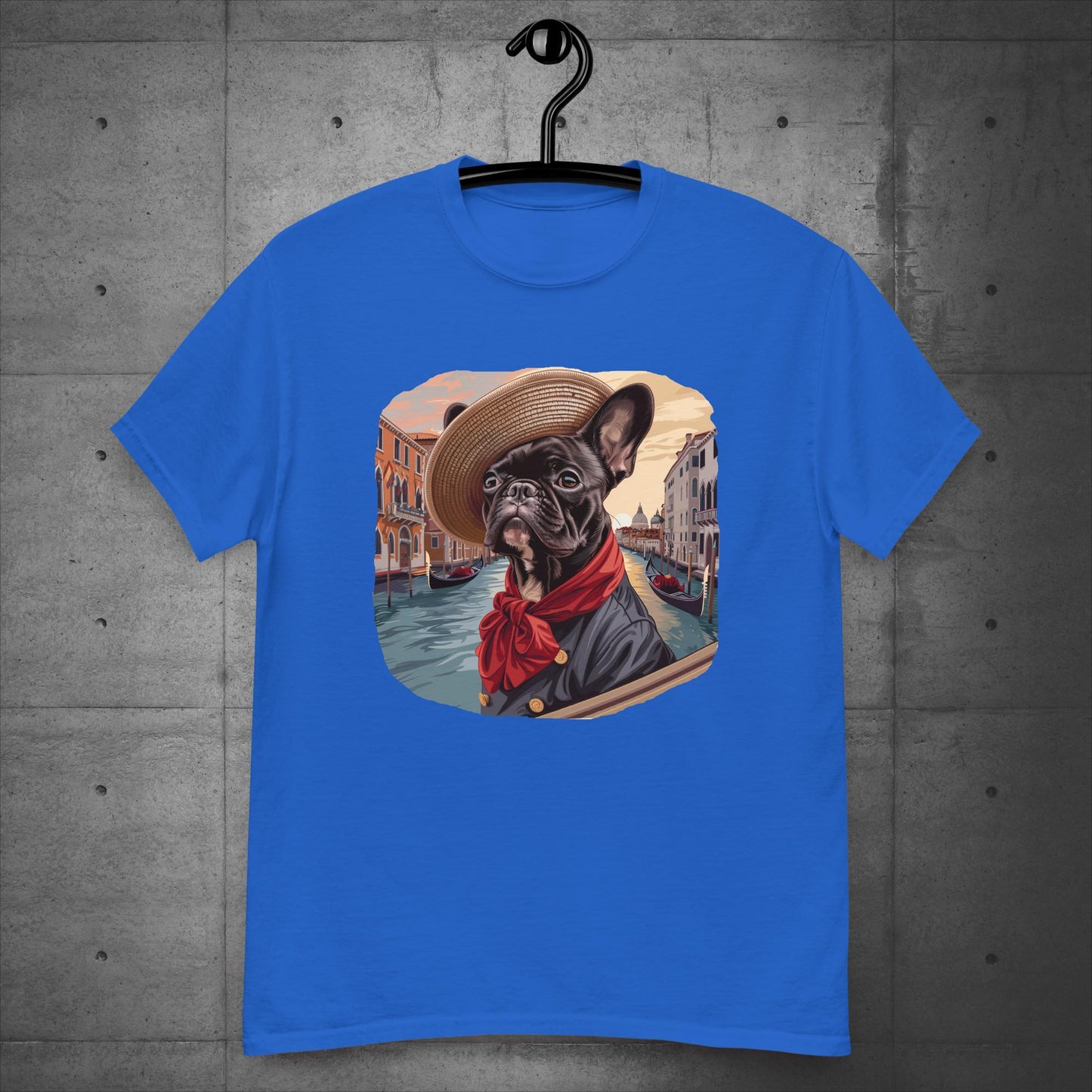 Frenchie Gondolier in Venice - Unisex T-Shirt - Frenchie Emporium