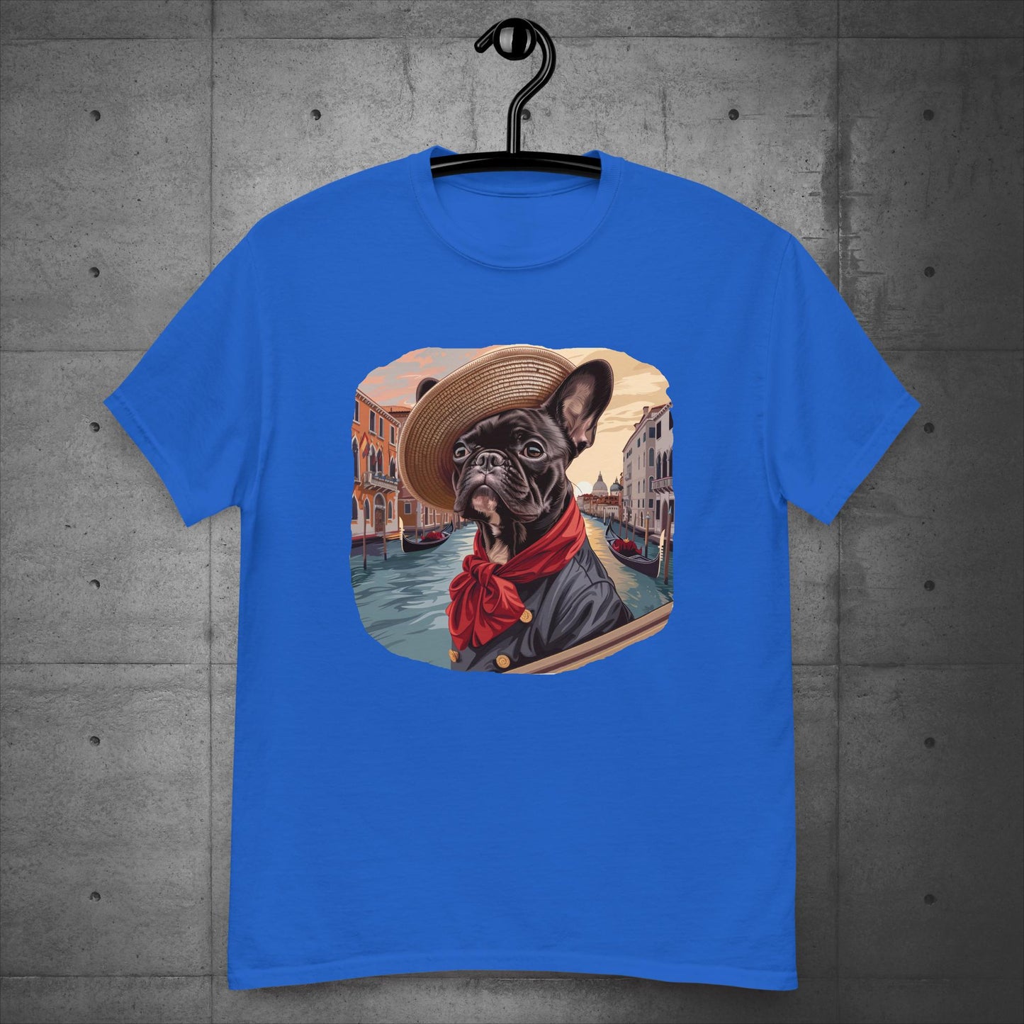 Frenchie Gondolier in Venice - Unisex T-Shirt