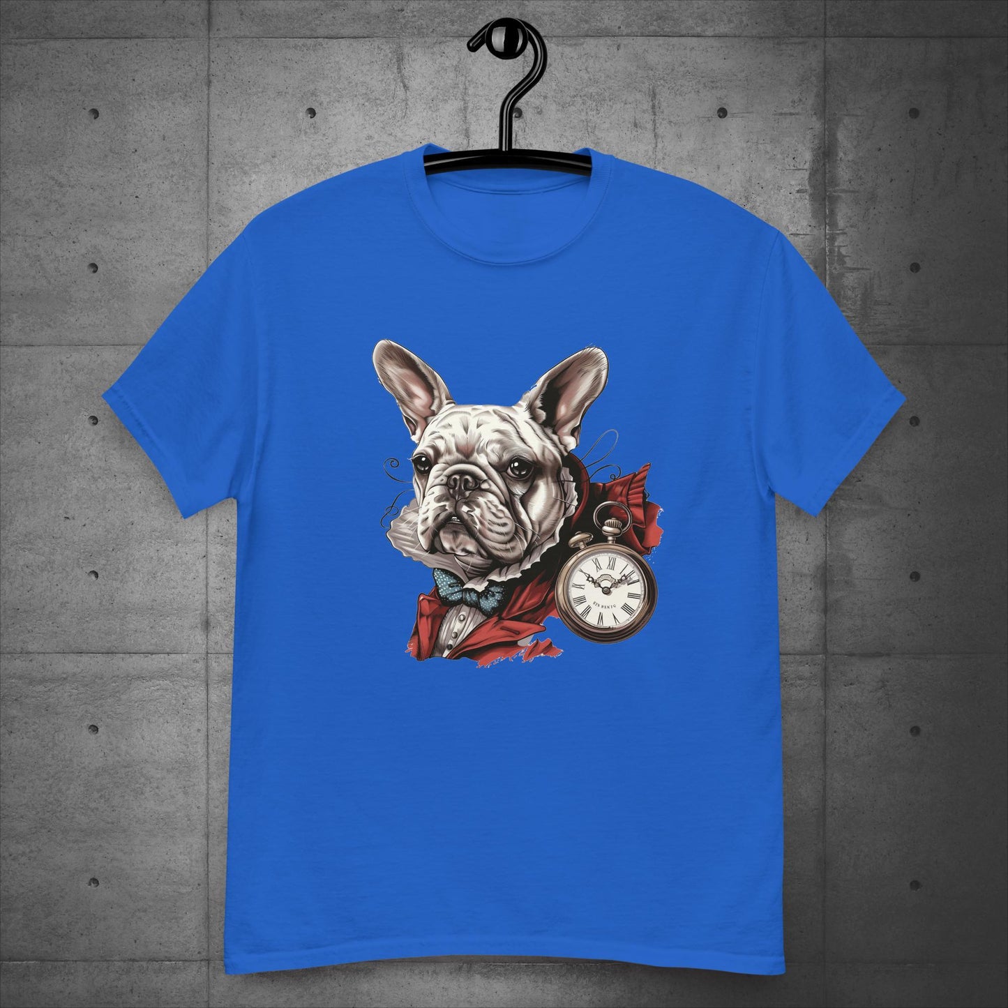 Alice in Wonderland White Rabbit Frenchie - Unisex T-Shirt - Frenchie Emporium