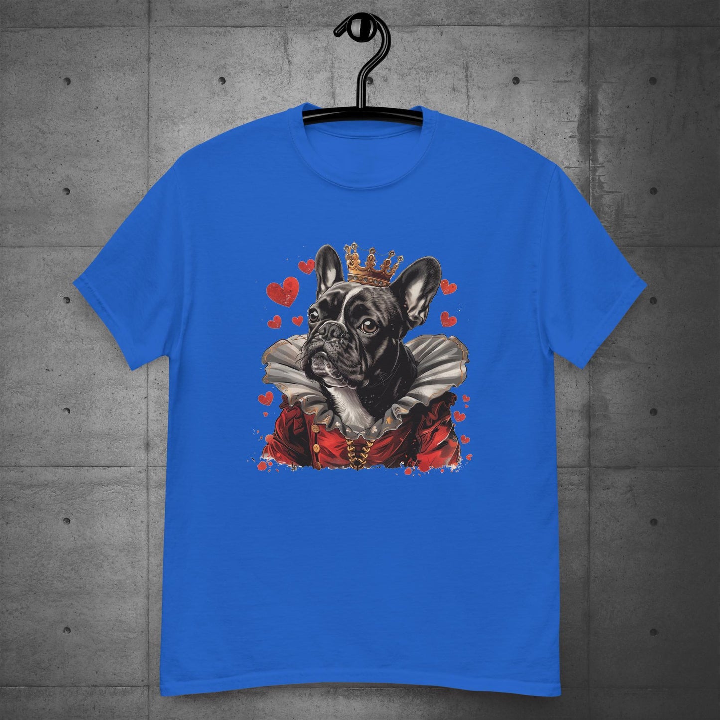 Alice in Wonderland Queen of Hearts Frenchie - Unisex T-Shirt - Frenchie Emporium