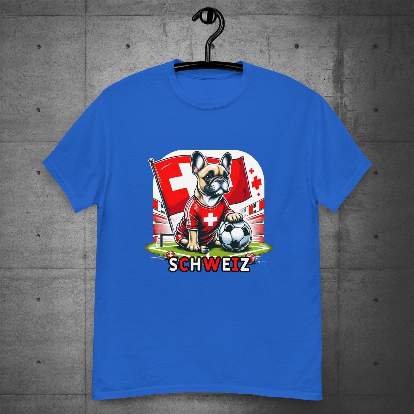 Frenchie Schweiz Football Fan - Unisex T-Shirt - Frenchie Emporium