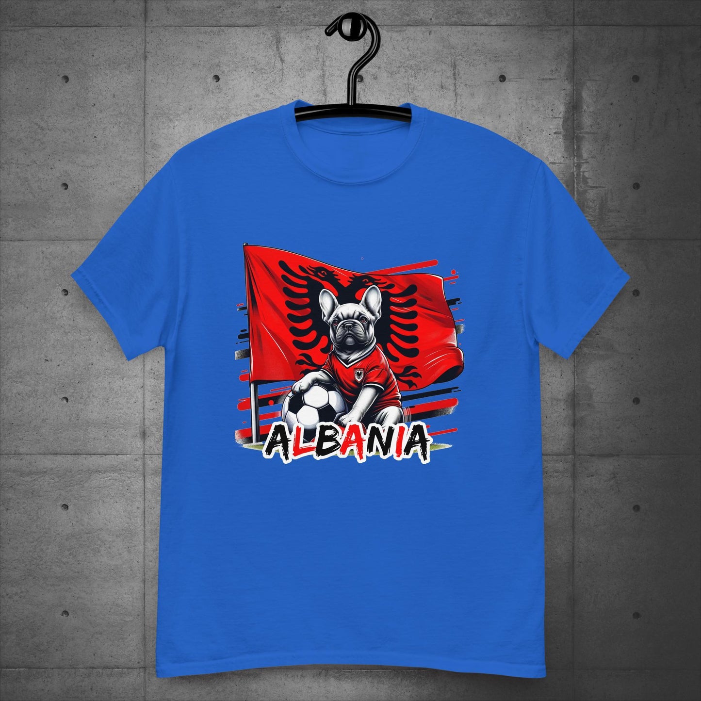 Frenchie Albania Football Fan - Unisex T-Shirt - Frenchie Emporium