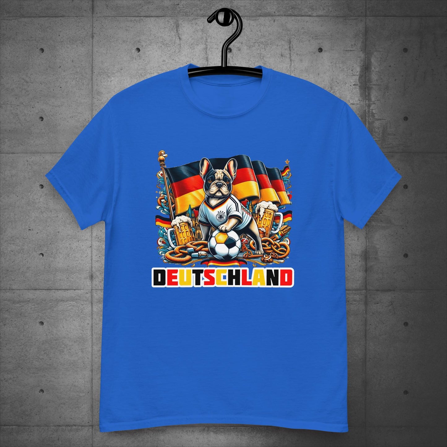 Frenchie Deutschland Football Fan - Unisex T-Shirt - Frenchie Emporium