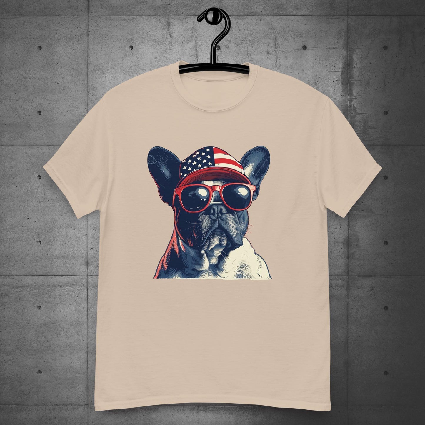 Frenchie Unisex T-shirt- Pride of America - Frenchie Emporium