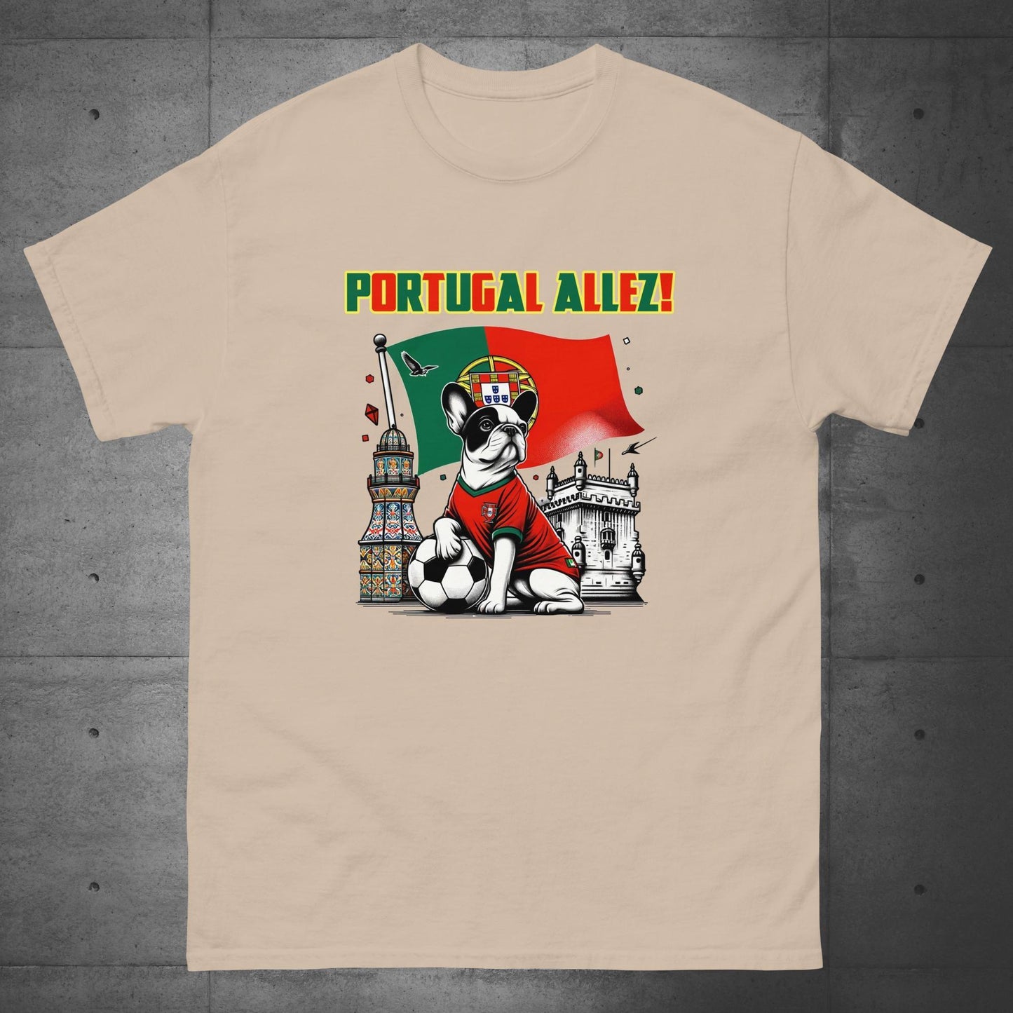 Frenchie Portugal Football Unisex T-Shirt - Frenchie Emporium