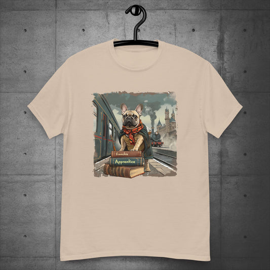Unisex French Bulldog "Train to Wizardry" T-Shirt