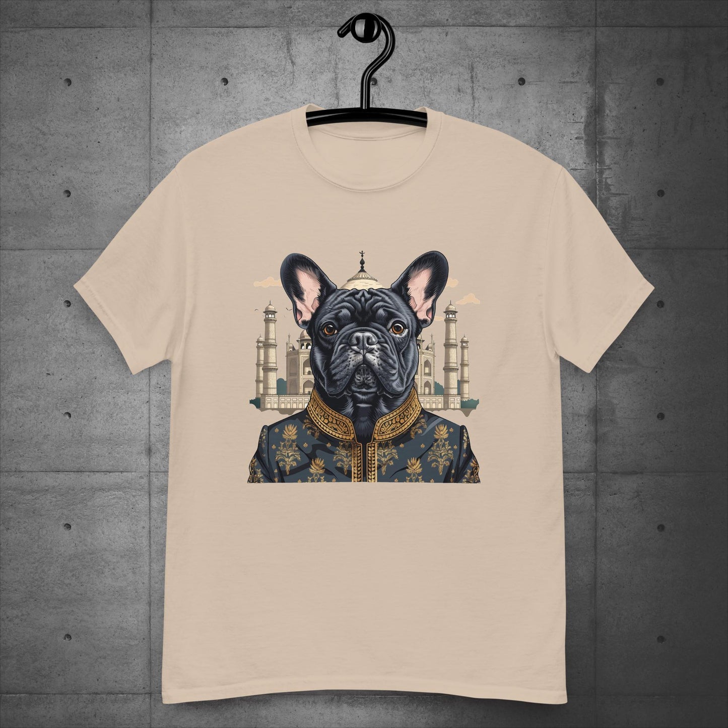 Majestic Taj Mahal Frenchie Unisex T-Shirt - Frenchie Emporium