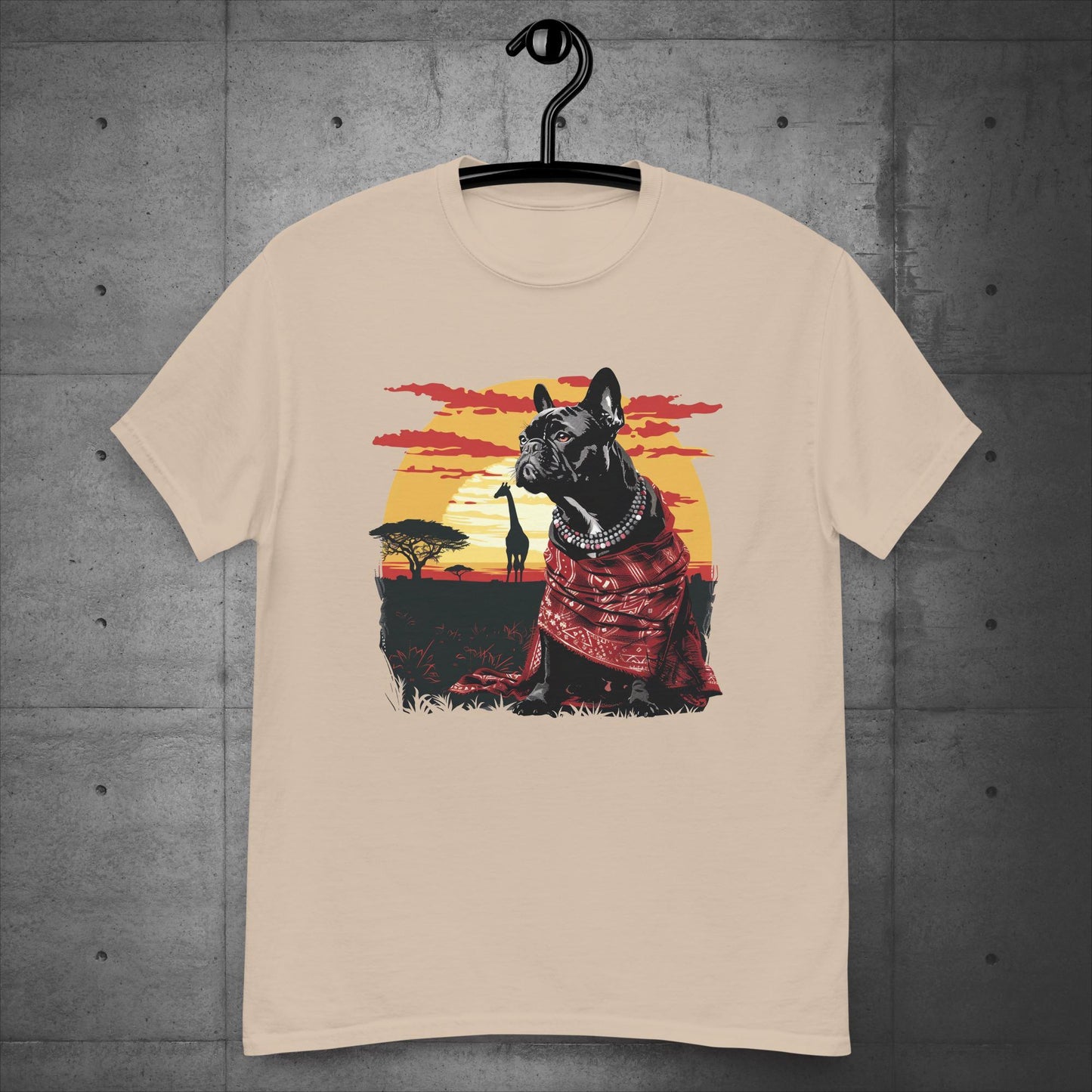 Authentic Serengeti Frenchie - Unisex T-Shirt - Frenchie Emporium