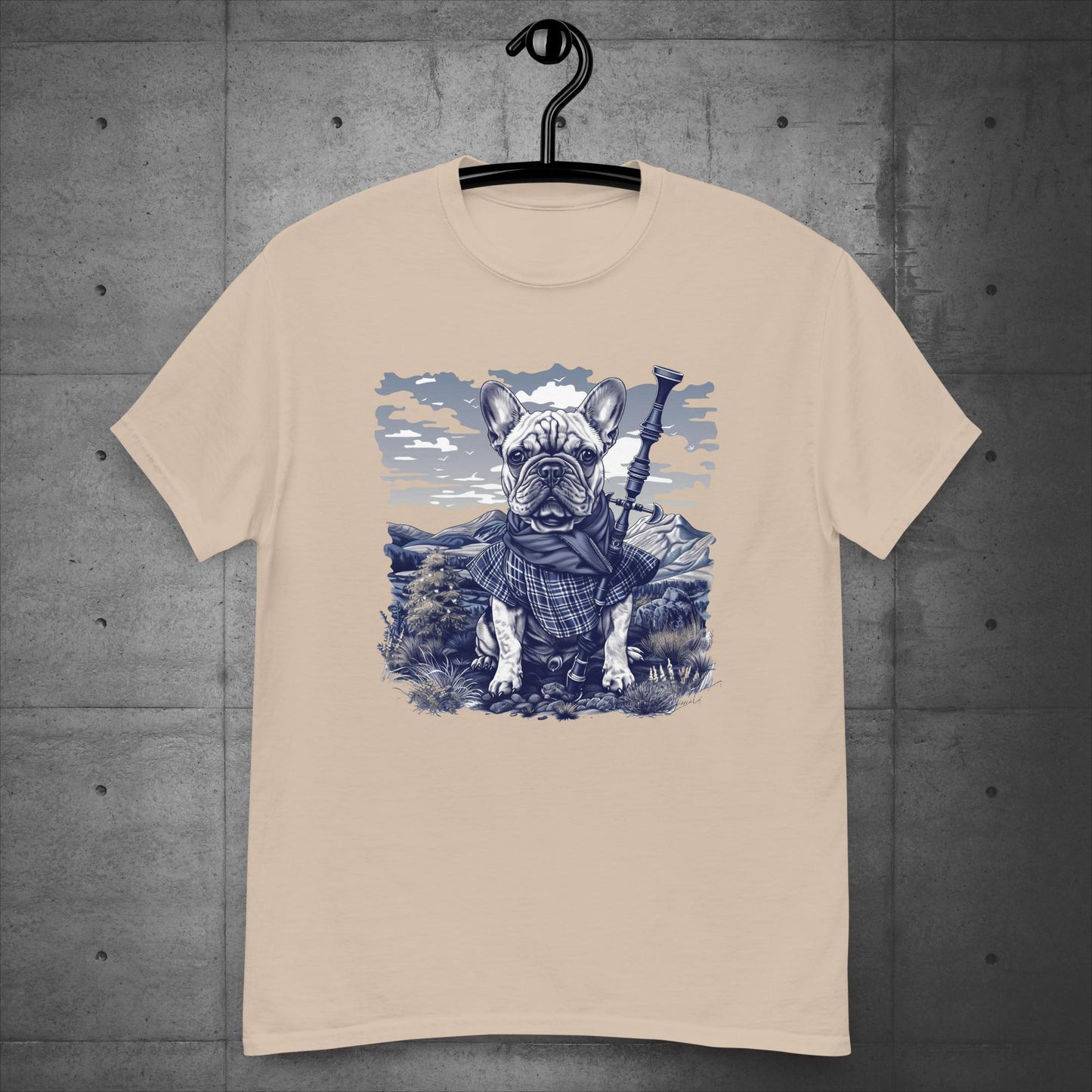 Tartan Highland Frenchie - Unisex T-Shirt - Frenchie Emporium