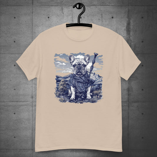 Tartan Highland Frenchie - Unisex T-Shirt - Frenchie Emporium