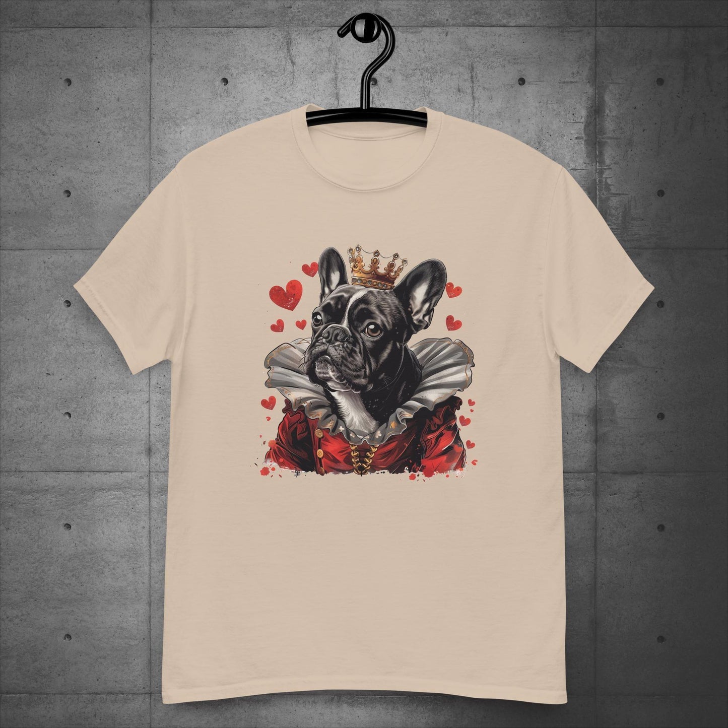 Alice in Wonderland Queen of Hearts Frenchie - Unisex T-Shirt - Frenchie Emporium