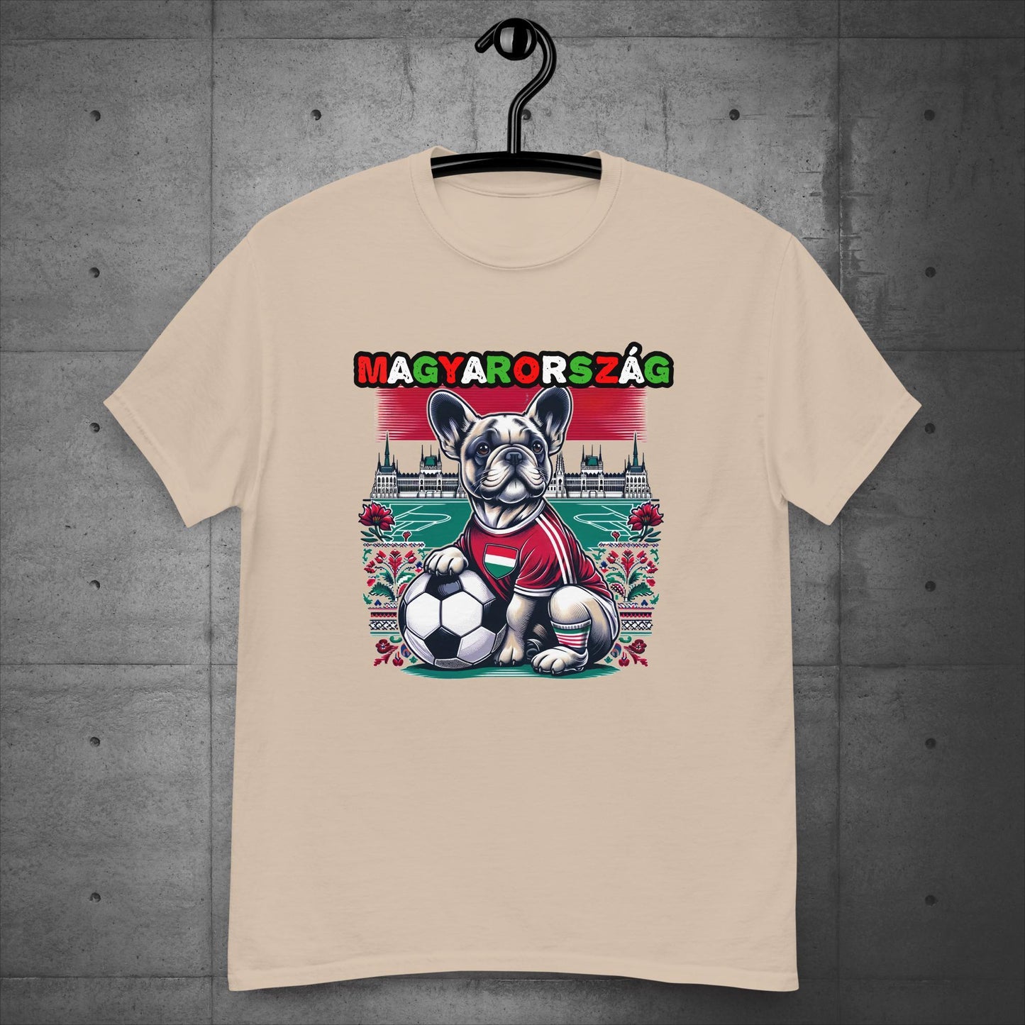 Frenchie Magyarország Football Fan - Unisex T-Shirt - Frenchie Emporium