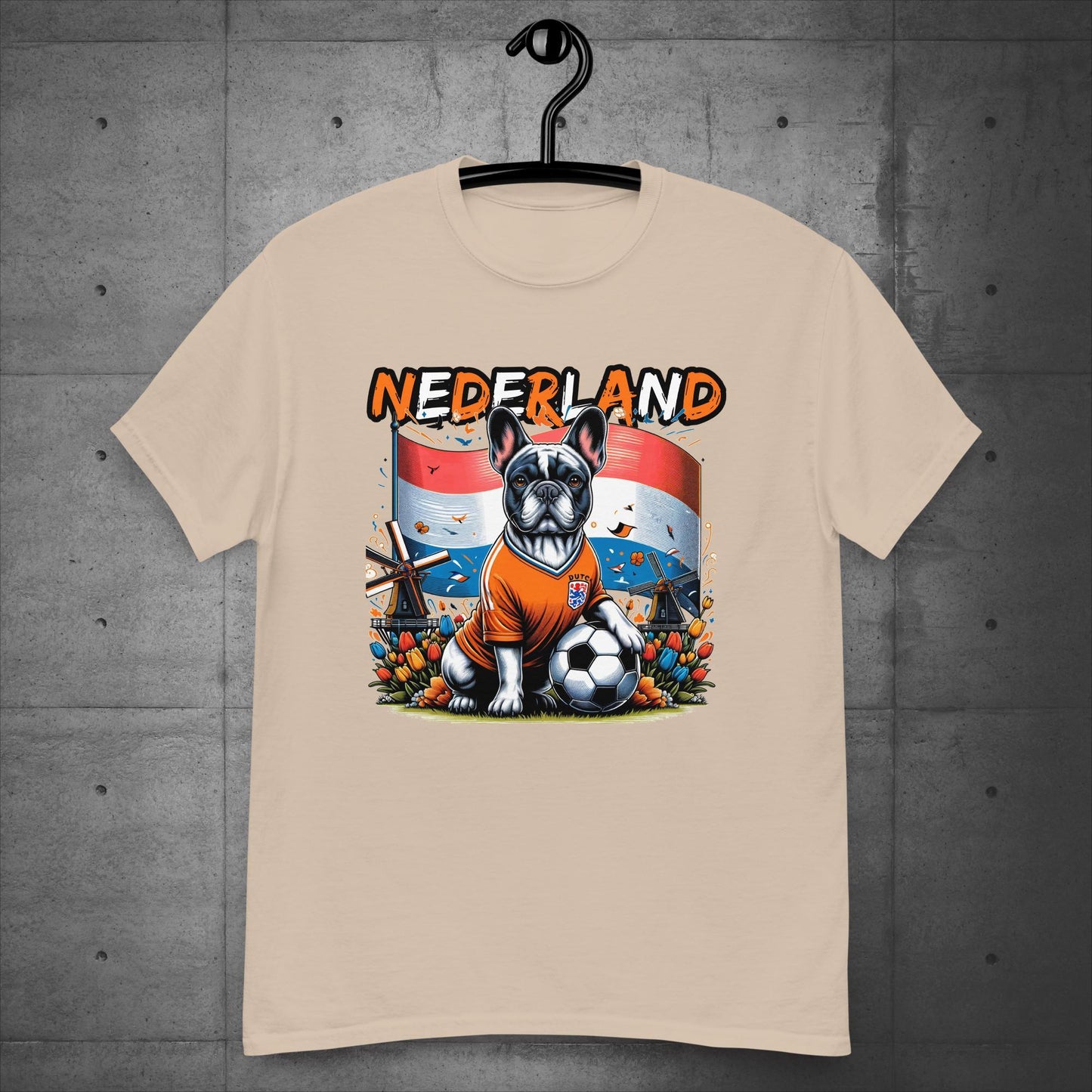 Frenchie Nederland Football Fan - Unisex T-Shirt - Frenchie Emporium
