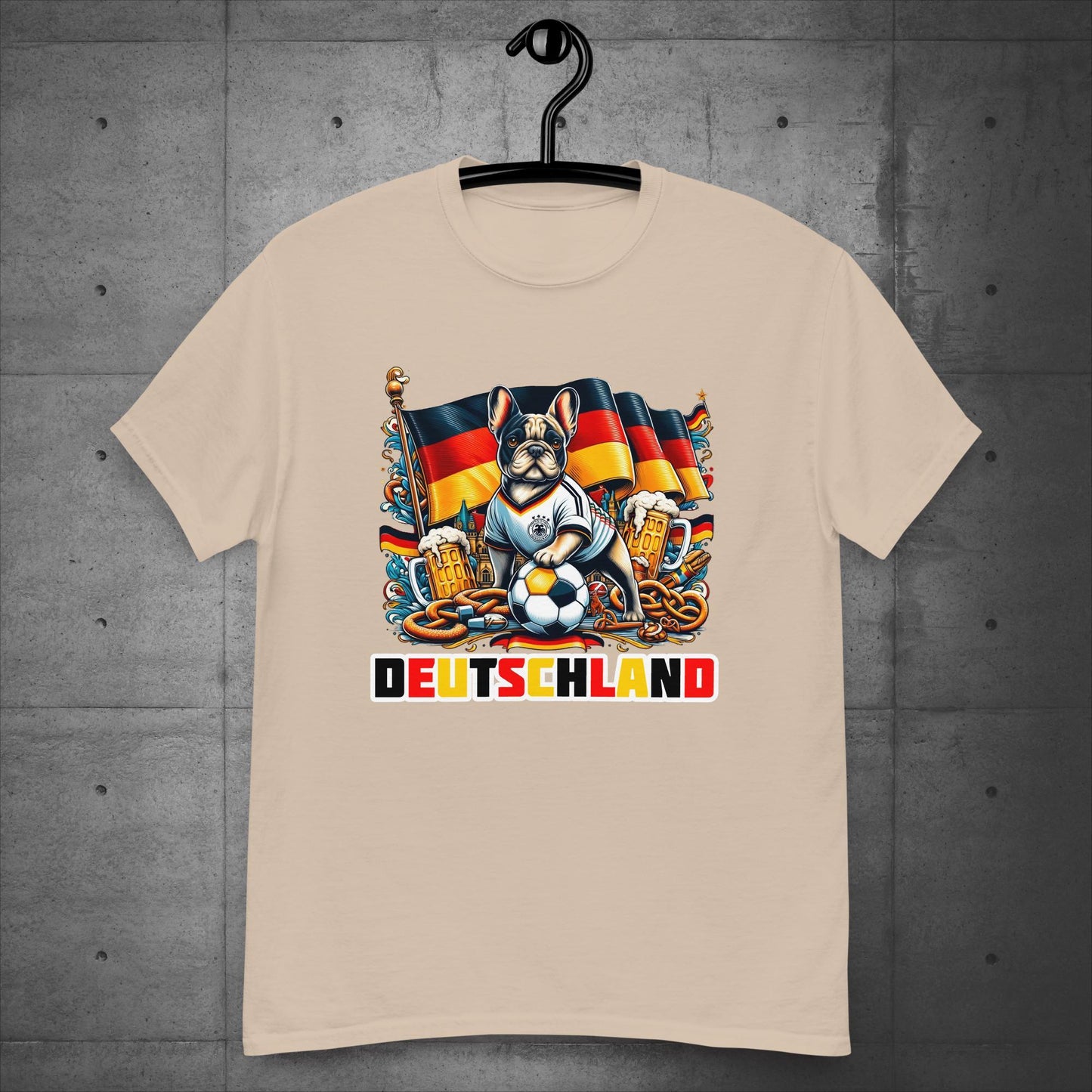 Frenchie Deutschland Football Fan - Unisex T-Shirt - Frenchie Emporium