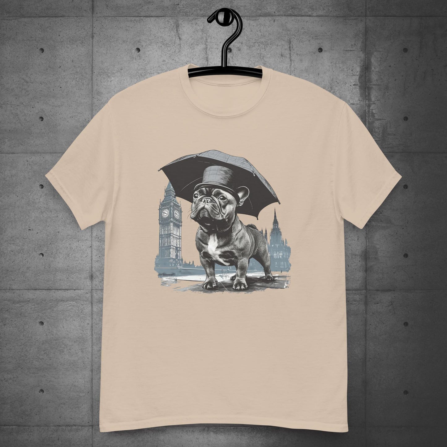 Paw-sitivly British Frenchie - Unisex T-Shirt - Frenchie Emporium