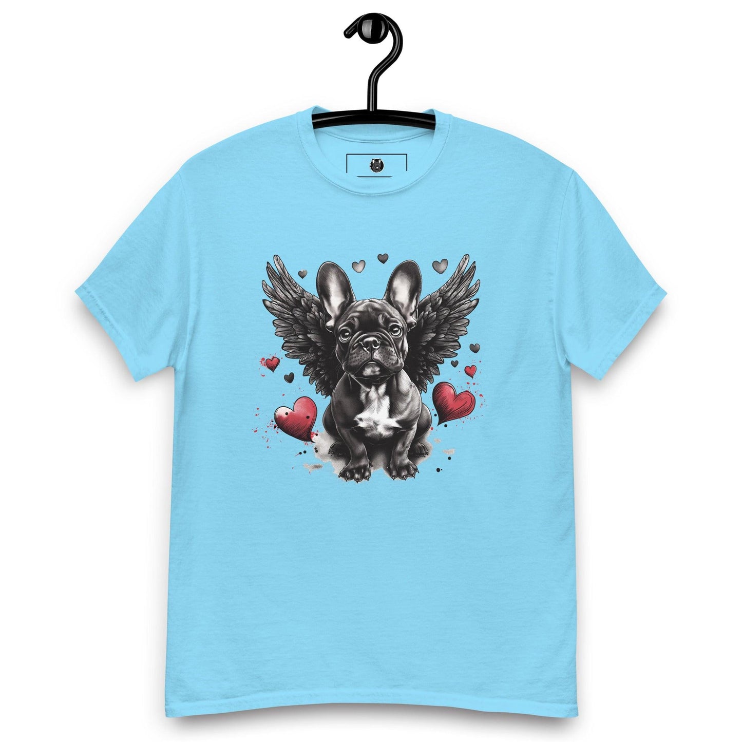 "Heavenly Hearts Frenchie" Unisex T-Shirt - Frenchie Emporium
