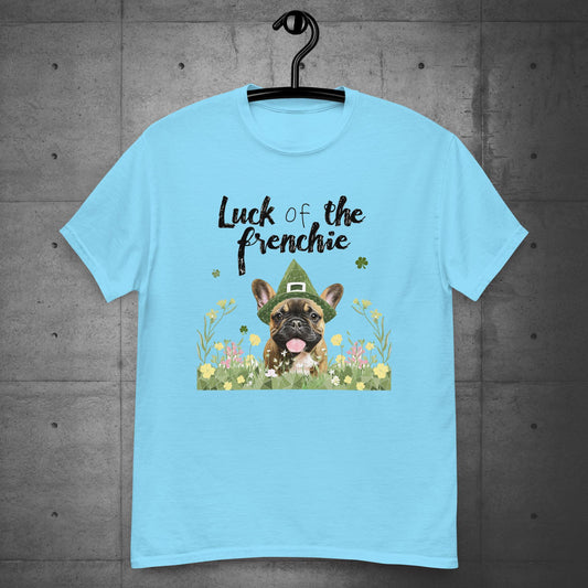 Irish Leprechaun Frenchie Unisex T-Shirt. - Frenchie Emporium