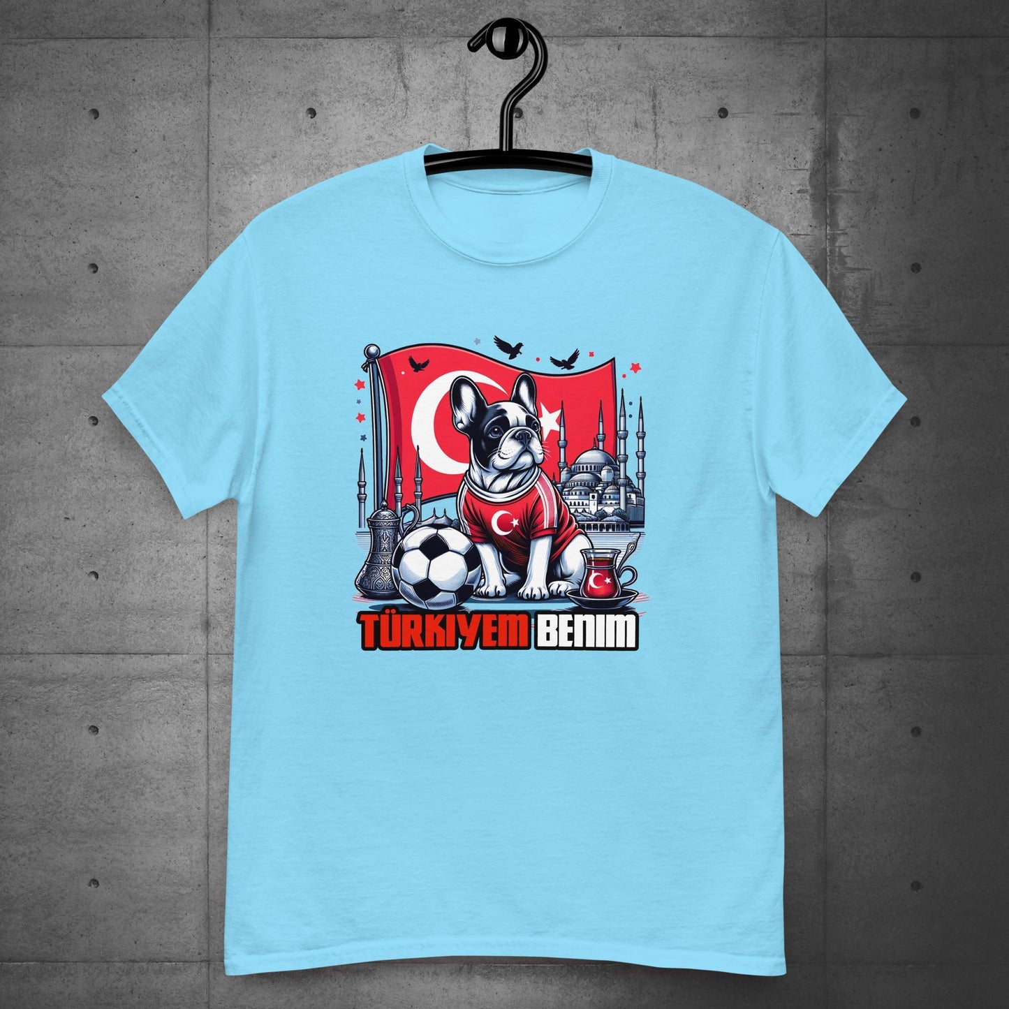 Frenchie Türkiye Football Unisex T-shirt! - Frenchie Emporium