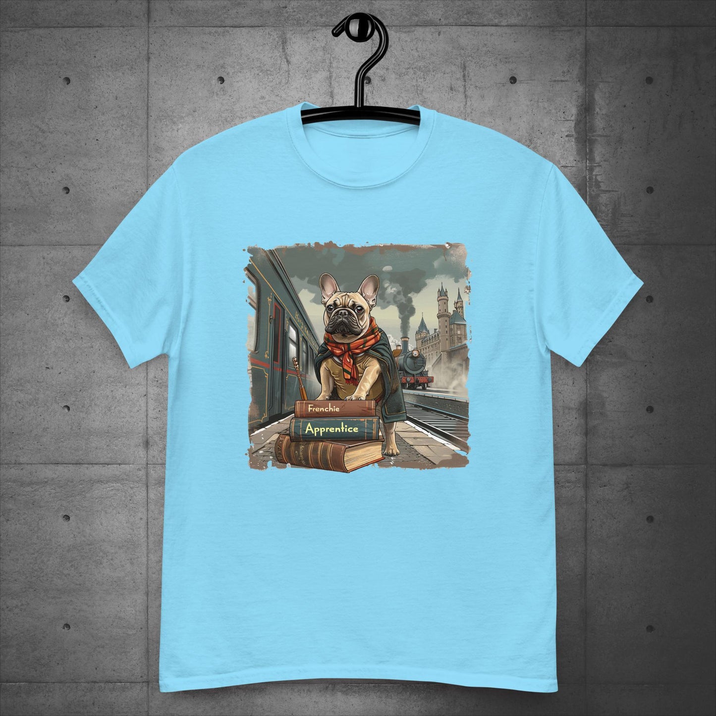 Unisex French Bulldog "Train to Wizardry" T-Shirt - Frenchie Emporium