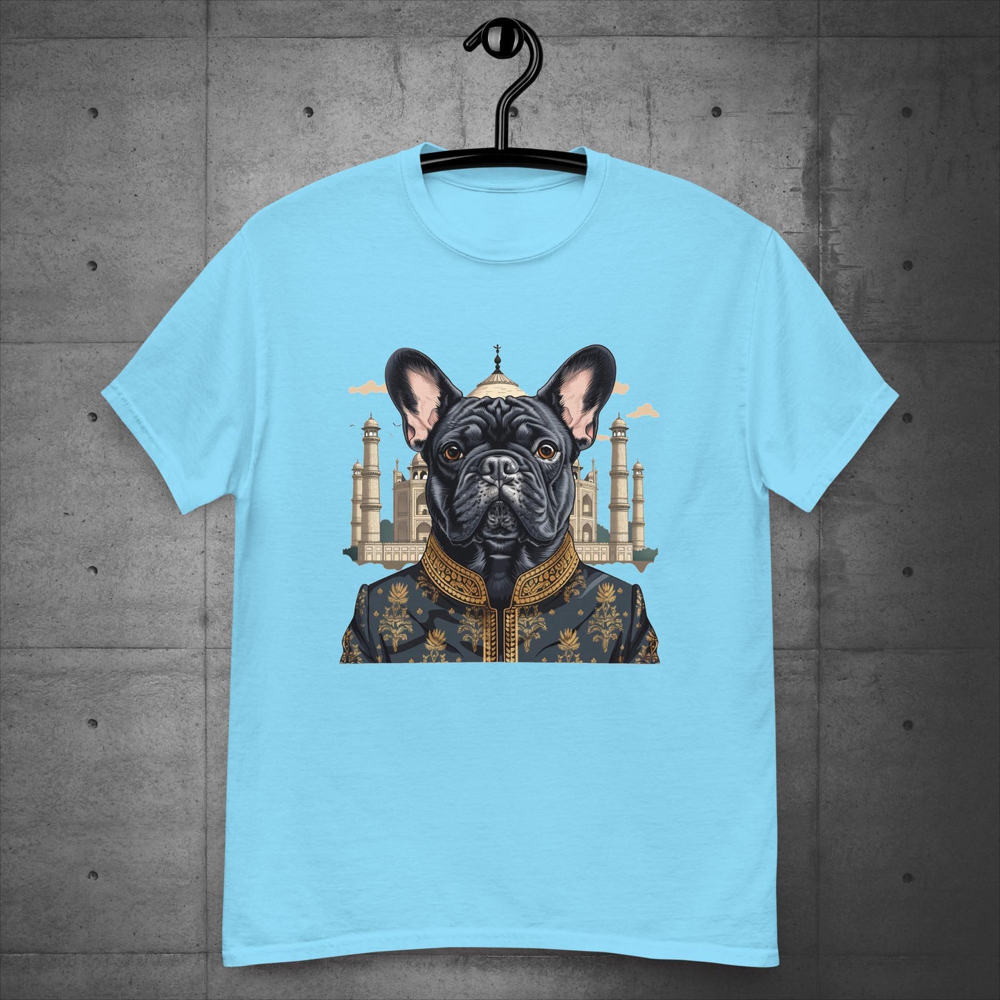 Majestic Taj Mahal Frenchie Unisex T-Shirt - Frenchie Emporium
