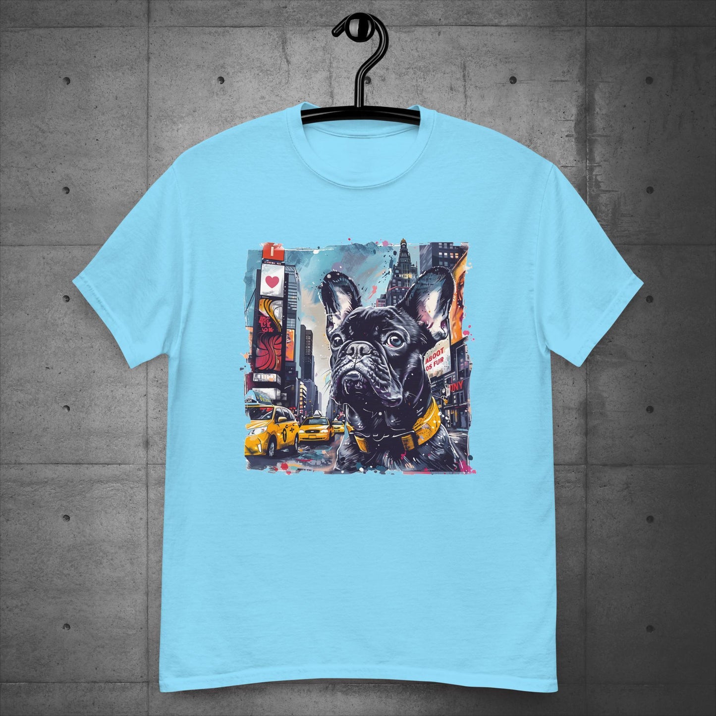 Dynamic Times Square Frenchie - Unisex T-shirt - Frenchie Emporium