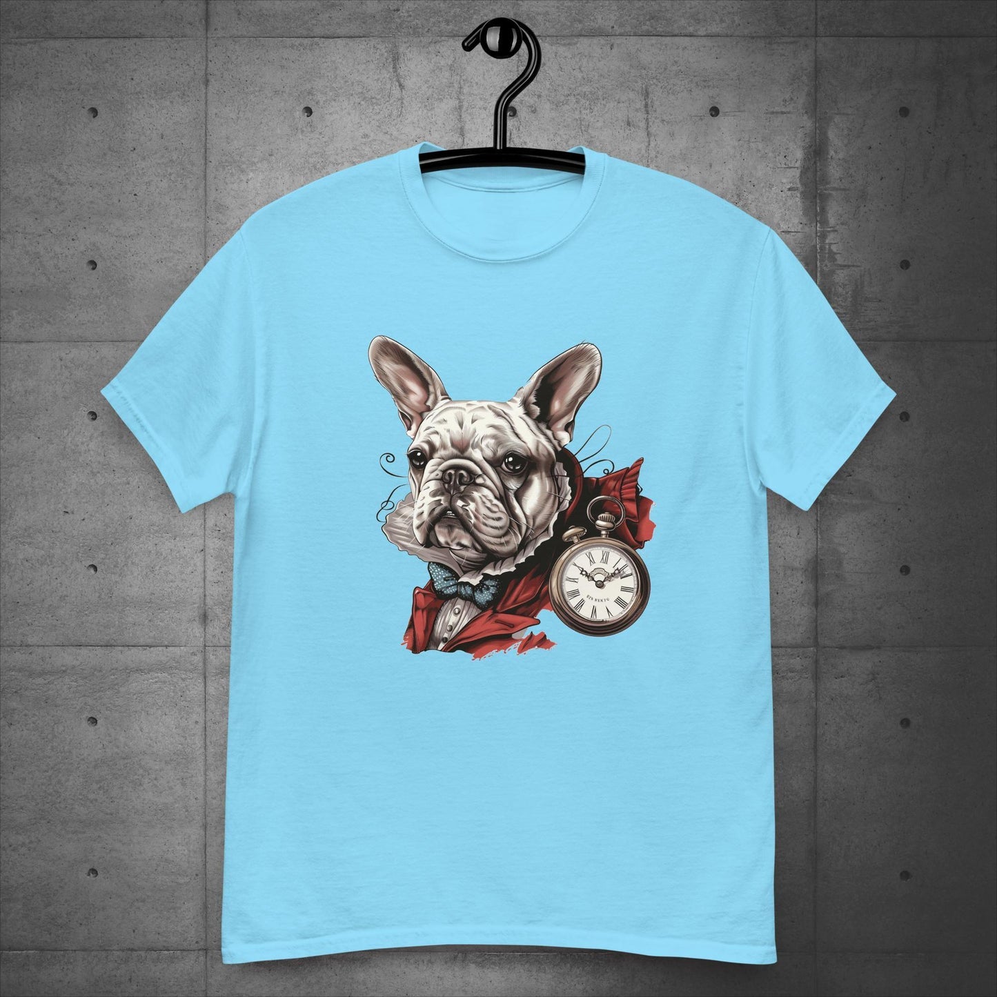Alice in Wonderland White Rabbit Frenchie - Unisex T-Shirt - Frenchie Emporium
