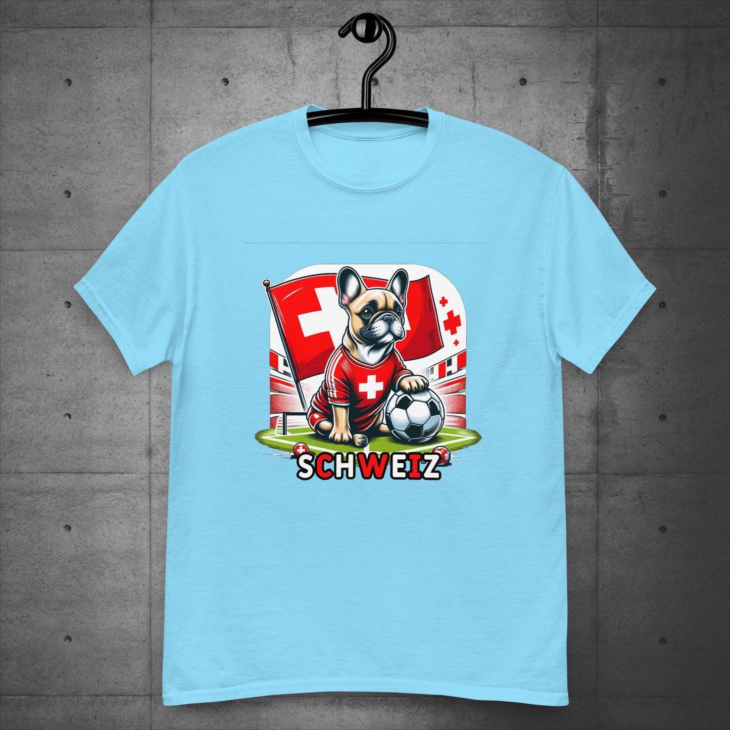 Frenchie Schweiz Football Fan - Unisex T-Shirt - Frenchie Emporium