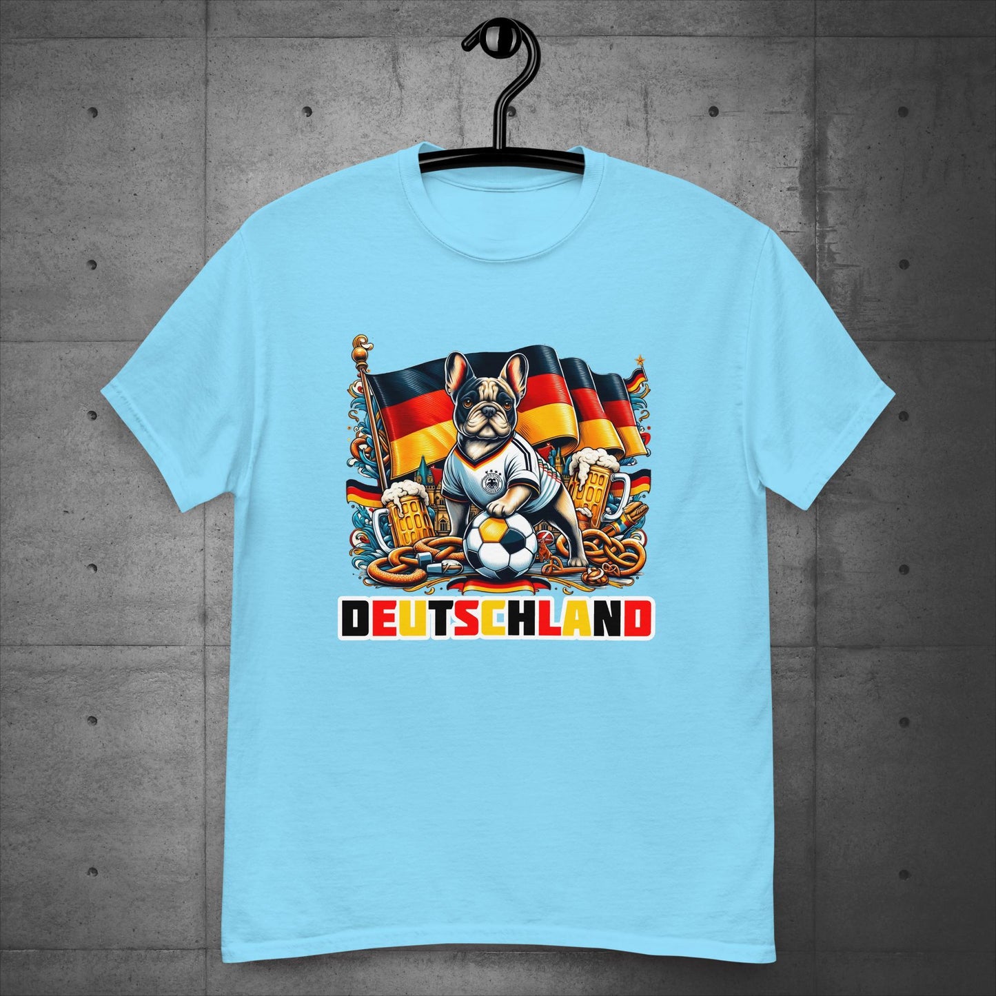 Frenchie Deutschland Football Fan - Unisex T-Shirt - Frenchie Emporium