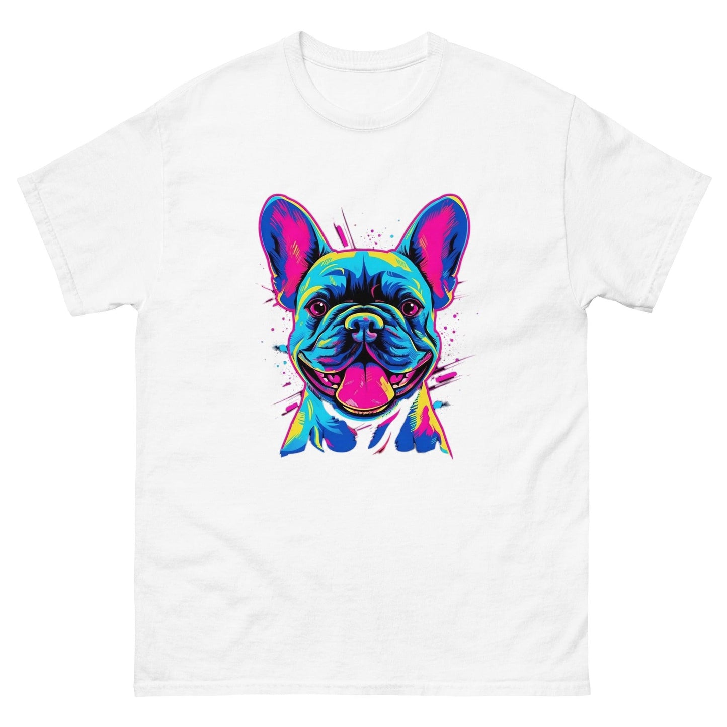 Frenchie Sassy Neon Styled T-shirt - Frenchie Emporium
