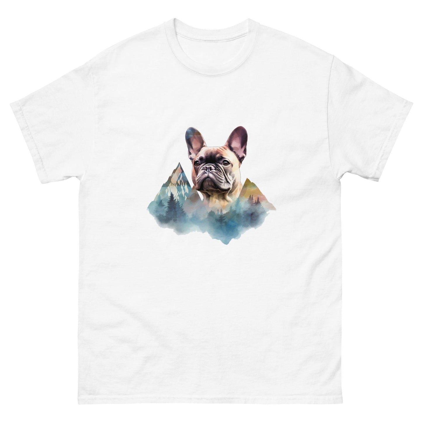Peaks and Paws French Bulldog - Unisex T-Shirt - Frenchie Emporium