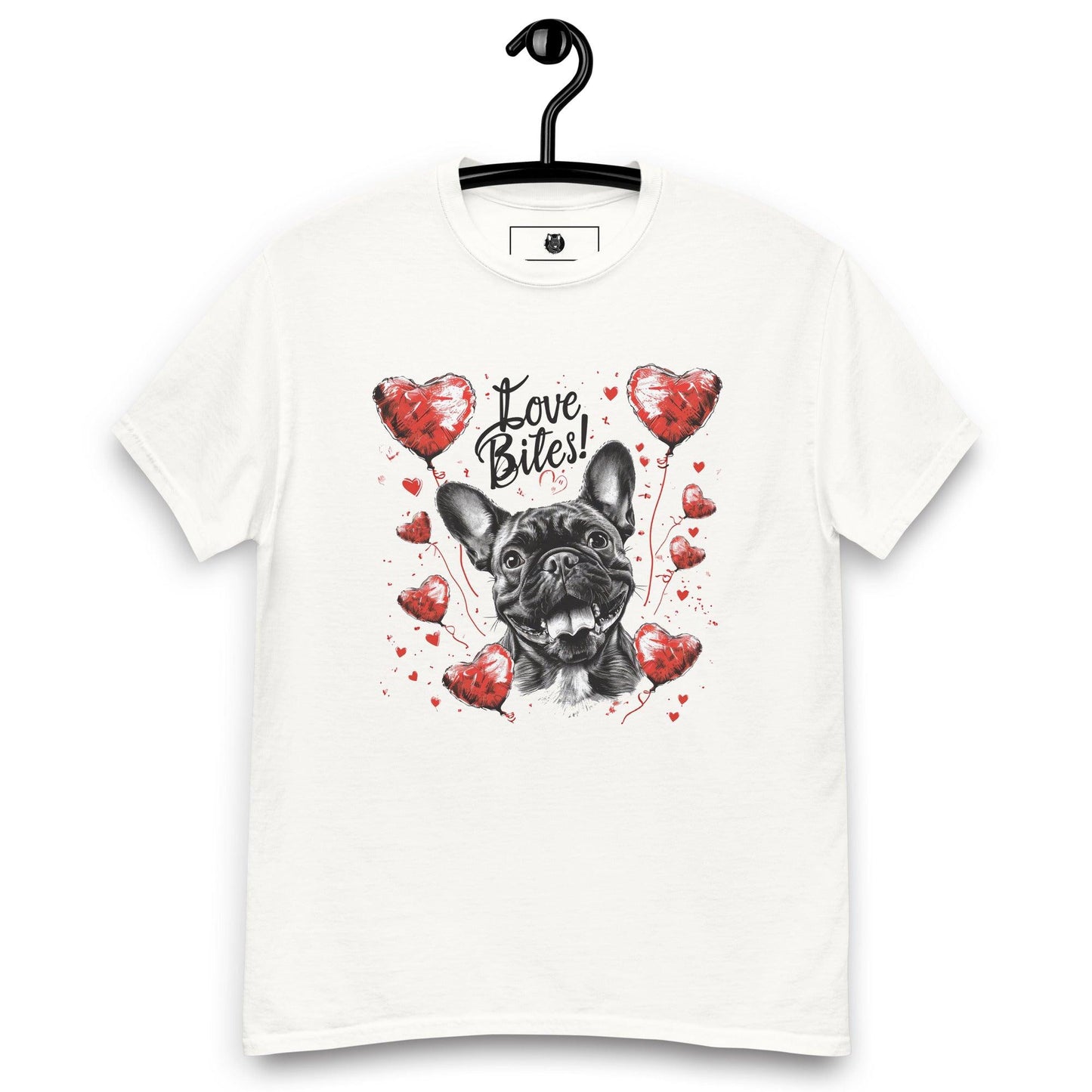 "Love Bites!" Frenchie - Unisex T-Shirt - Frenchie Emporium