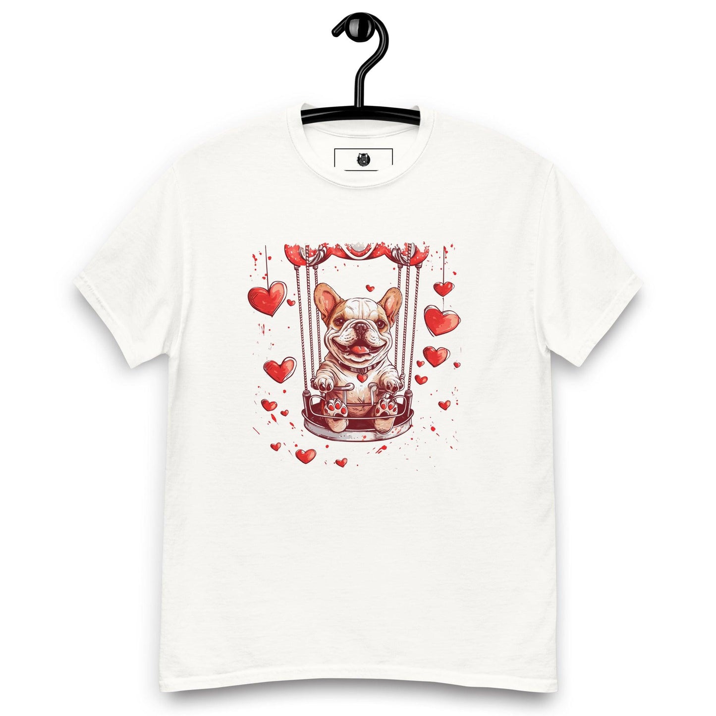 "Swinging Hearts" Unisex T-Shirt - Frenchie Emporium