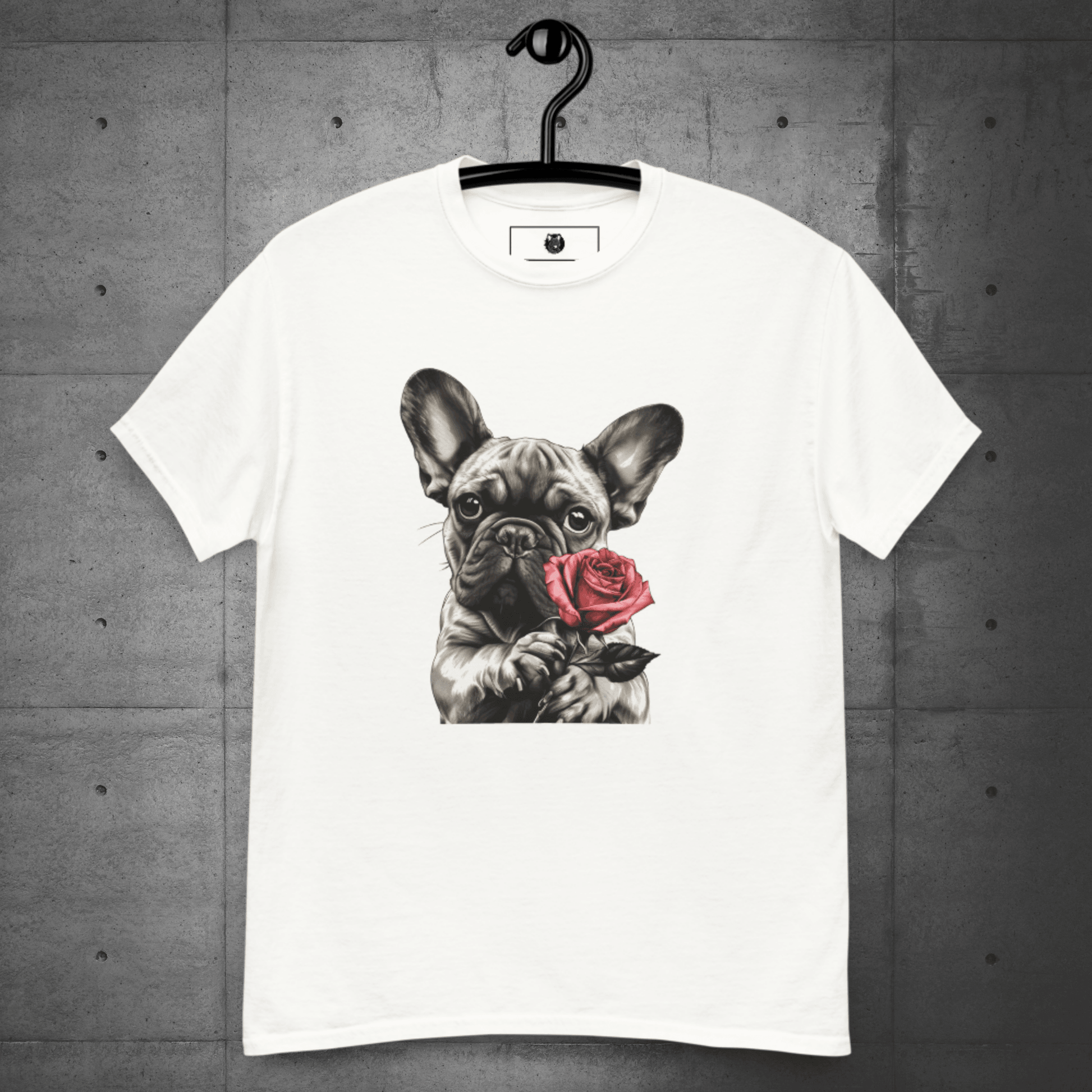 "Rose Embrace" Unisex T-Shirt - Frenchie Emporium