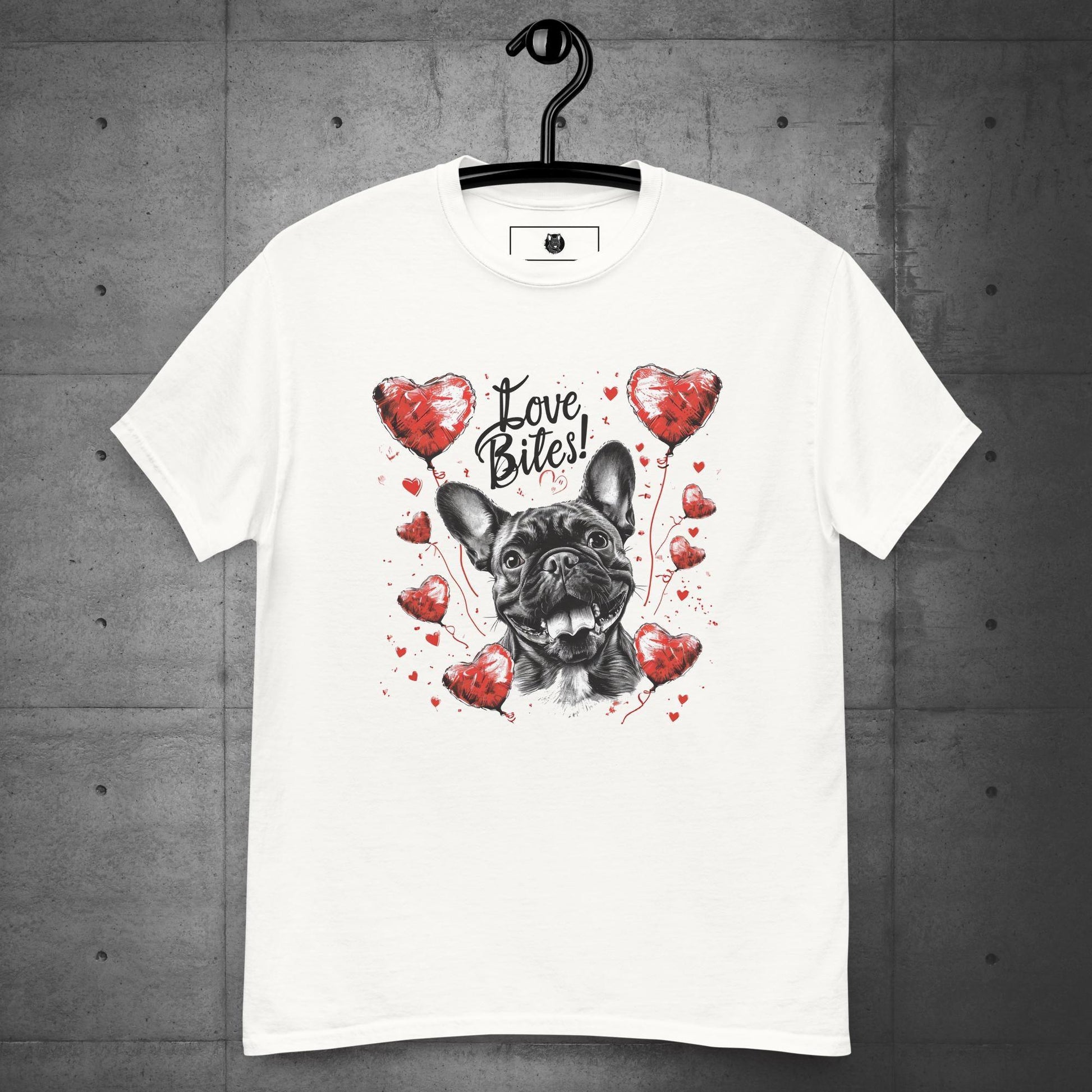 "Love Bites!" Frenchie - Unisex T-Shirt - Frenchie Emporium